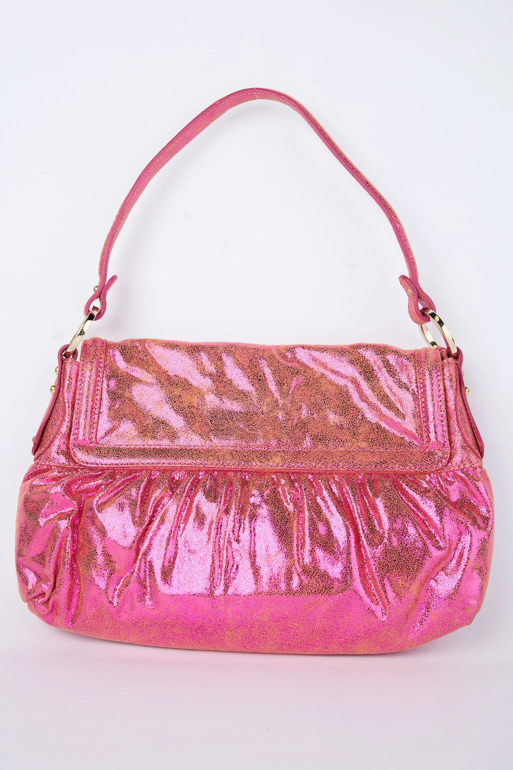 FENDI METALLIC PINK CHEF BAG