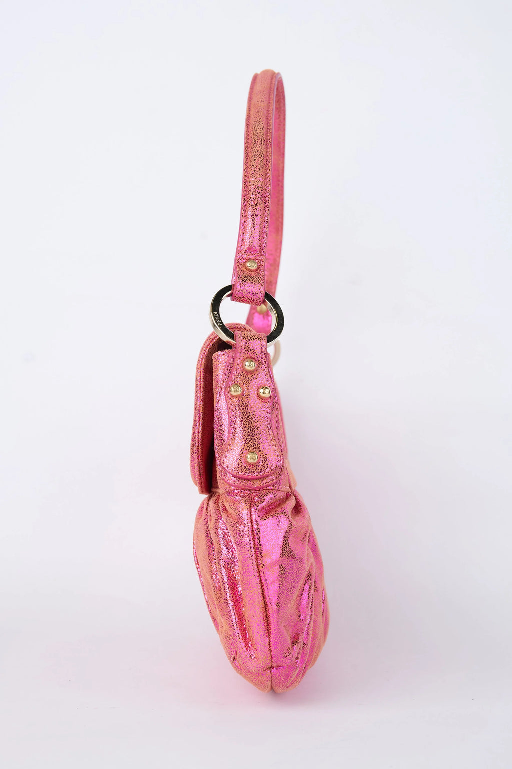 FENDI METALLIC PINK CHEF BAG
