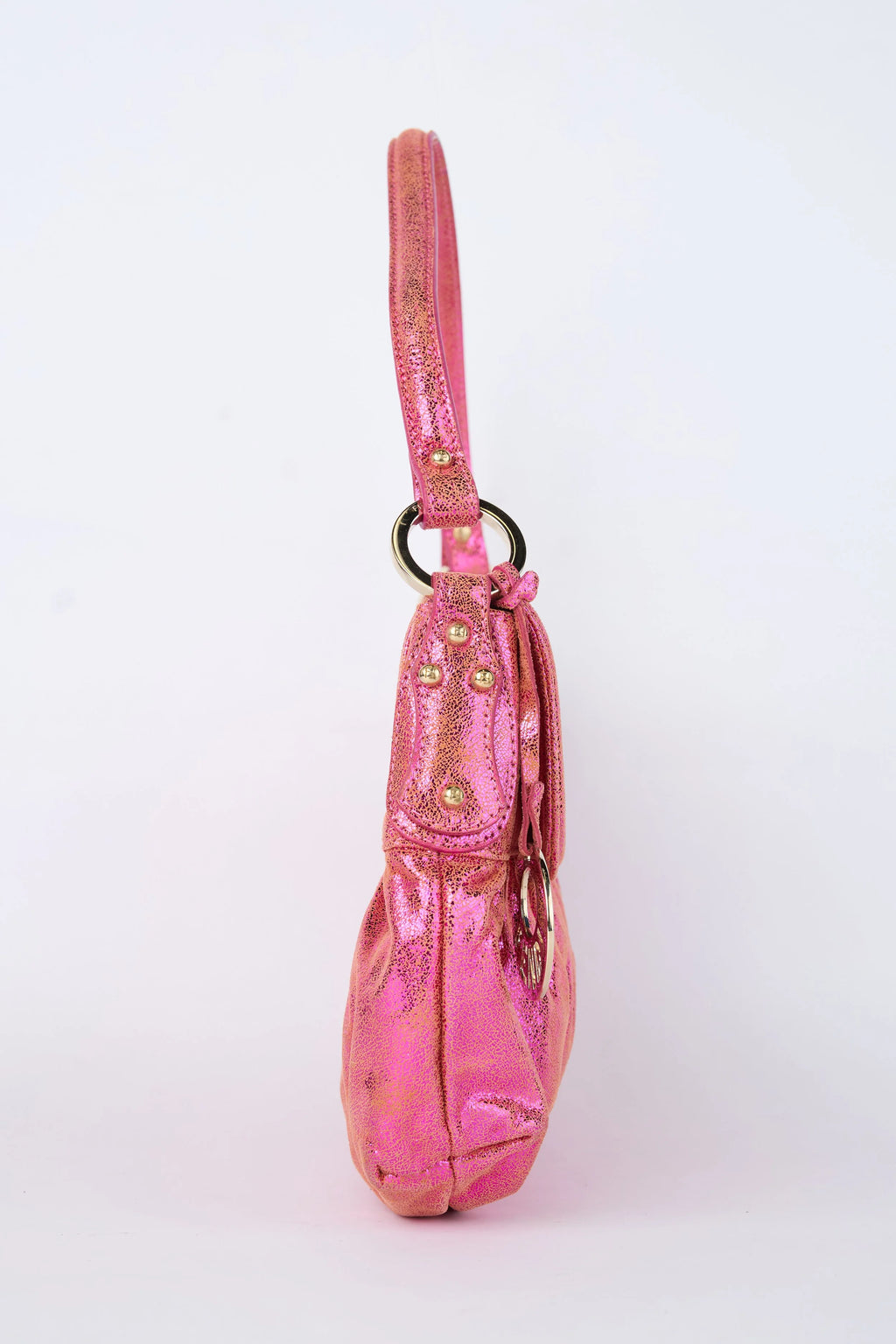 FENDI METALLIC PINK CHEF BAG