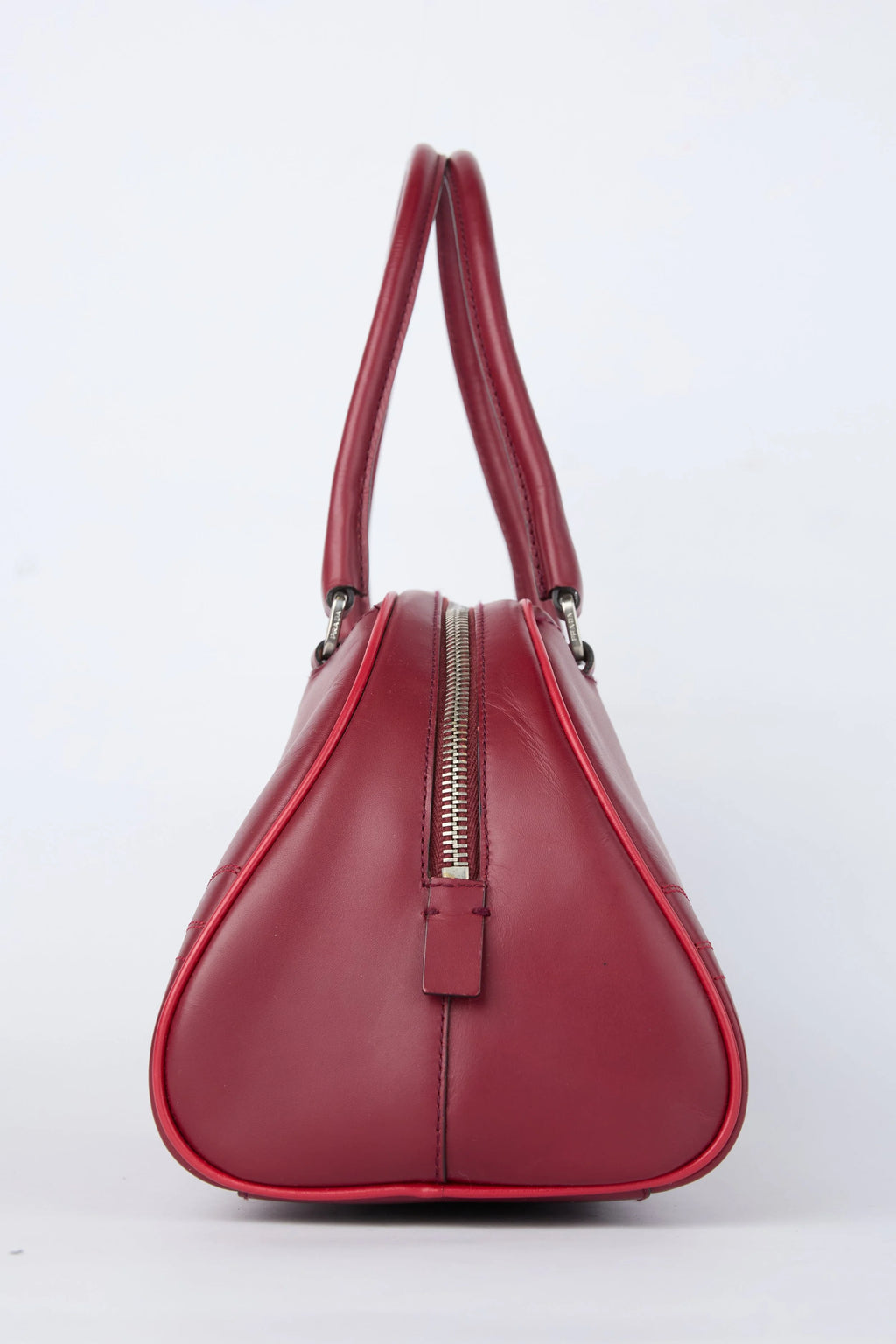 PRADA BURGANDY NAPPA BOWLER