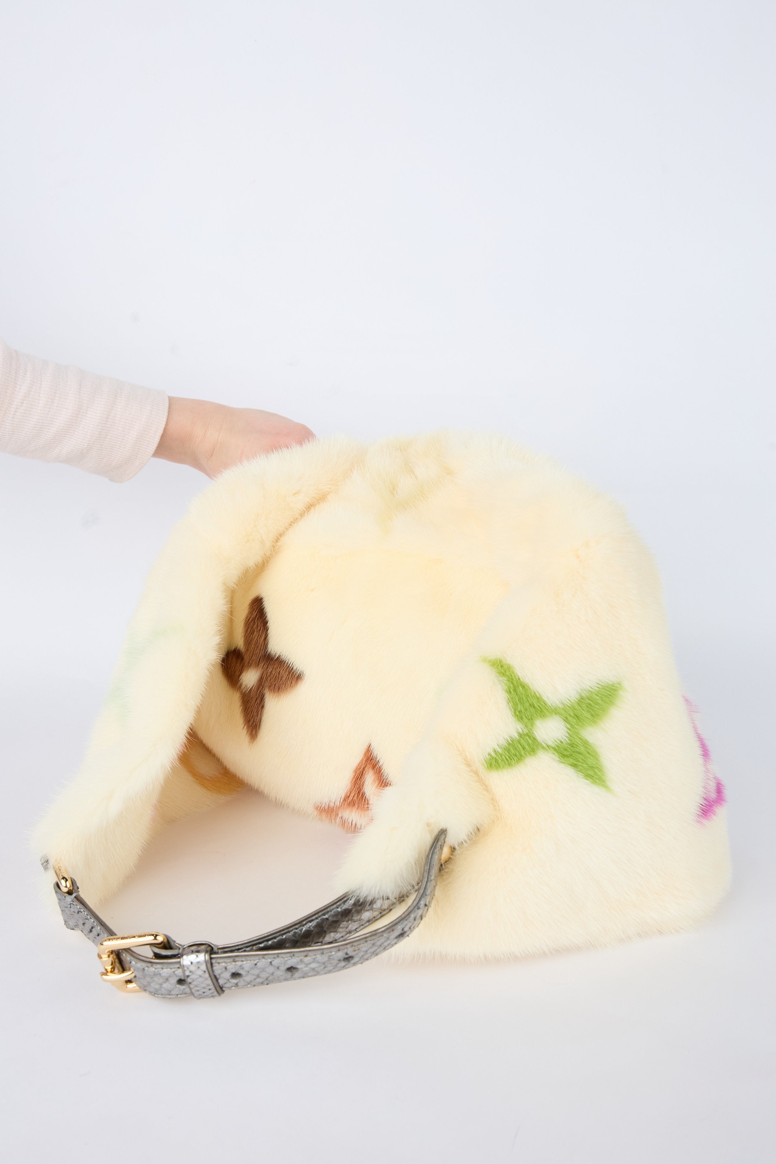 RARE LOUIS VUITTON MINK BUM BAG MARC JACOBS 2006