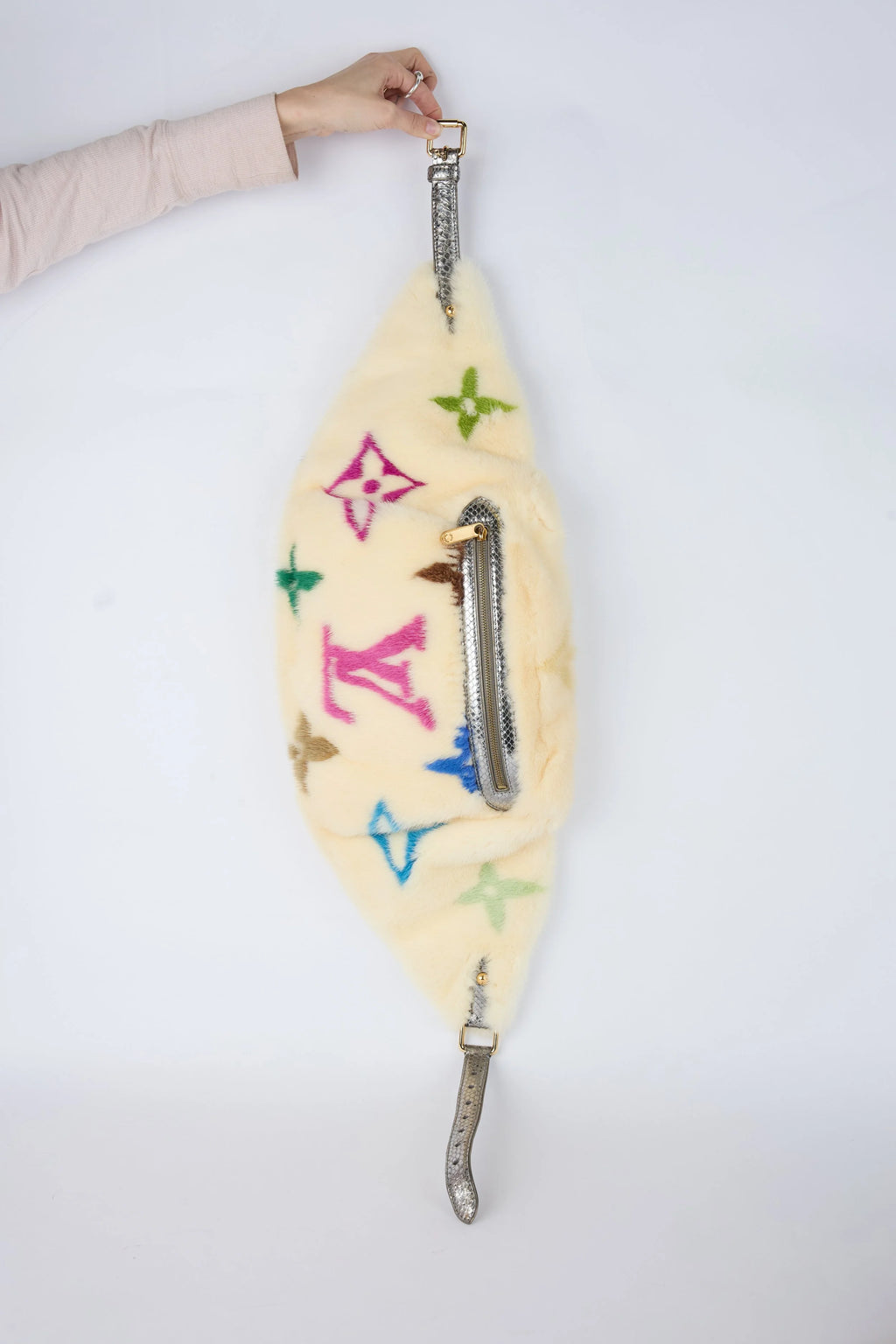 RARE LOUIS VUITTON MINK BUM BAG MARC JACOBS 2006
