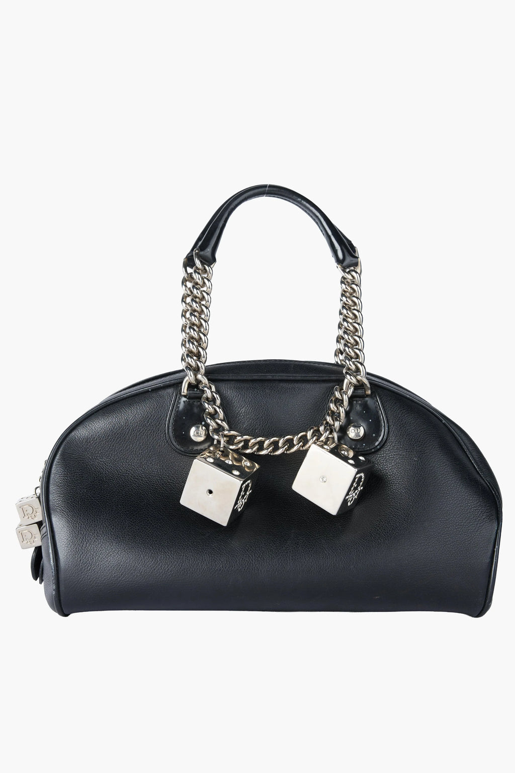 Dior Black Dice Bowler Bag