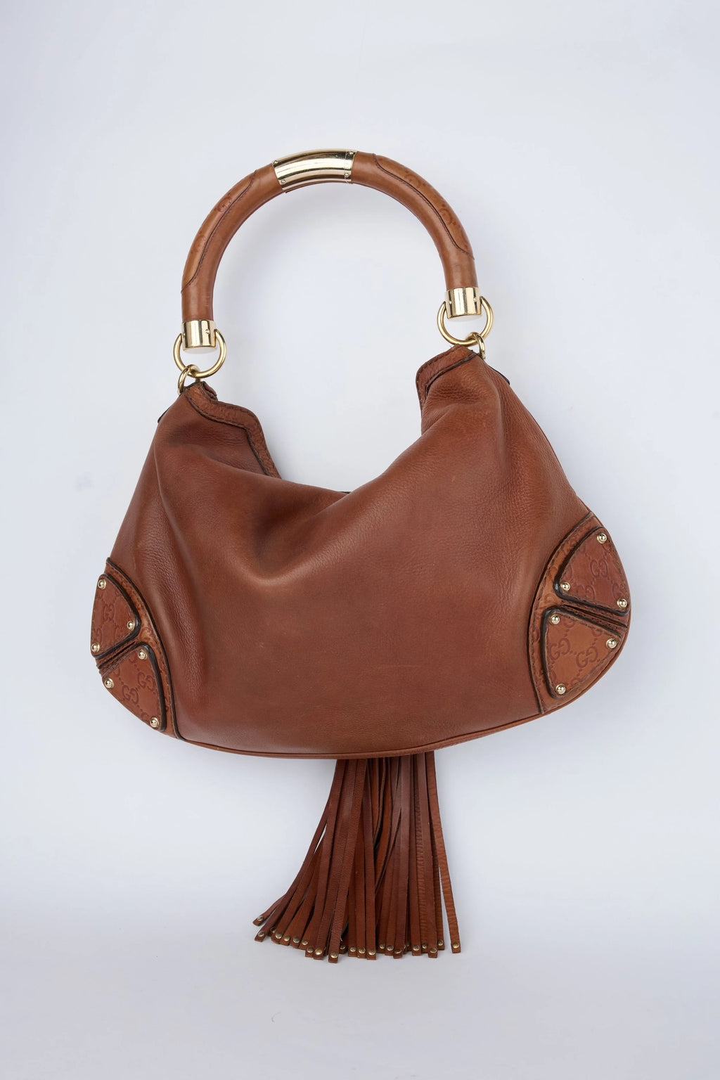 GUCCI TAN INDY HOBO