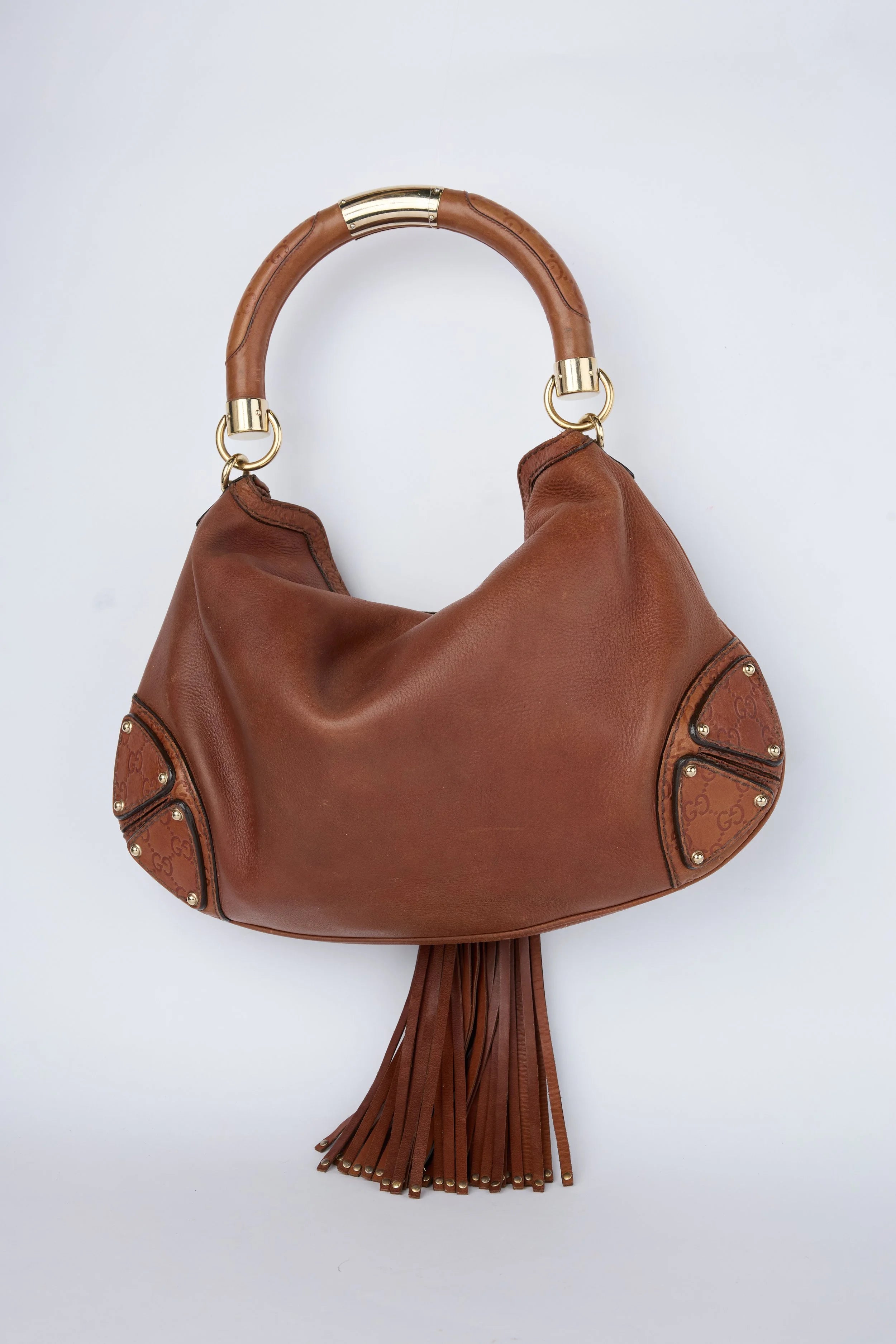 GUCCI TAN INDY HOBO