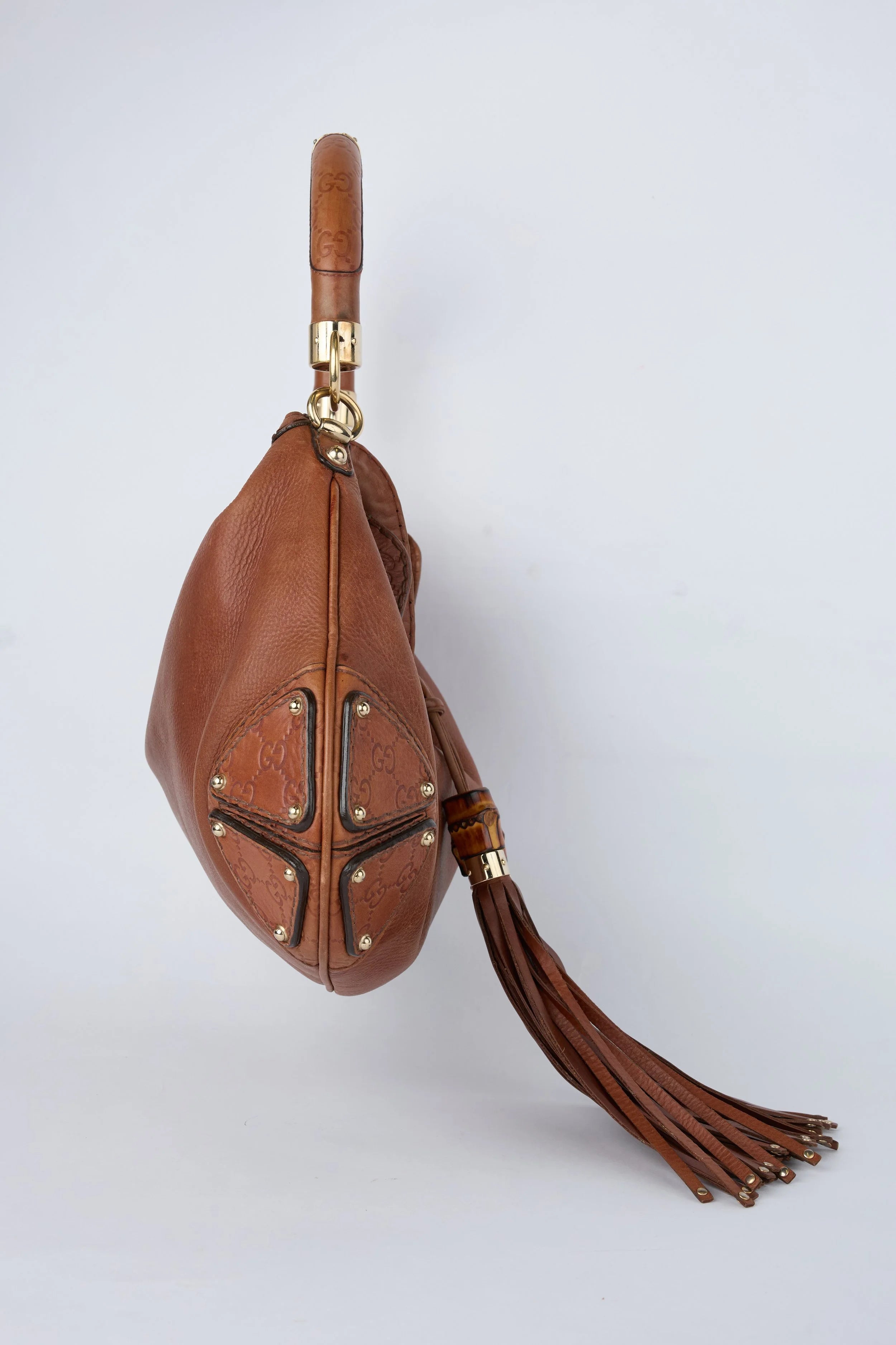 GUCCI TAN INDY HOBO