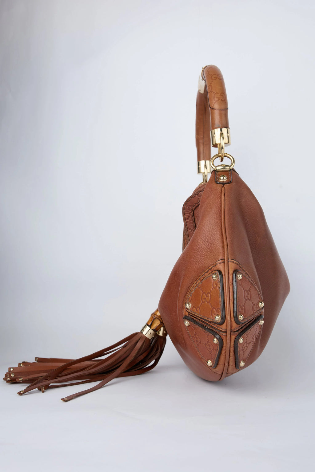 GUCCI TAN INDY HOBO