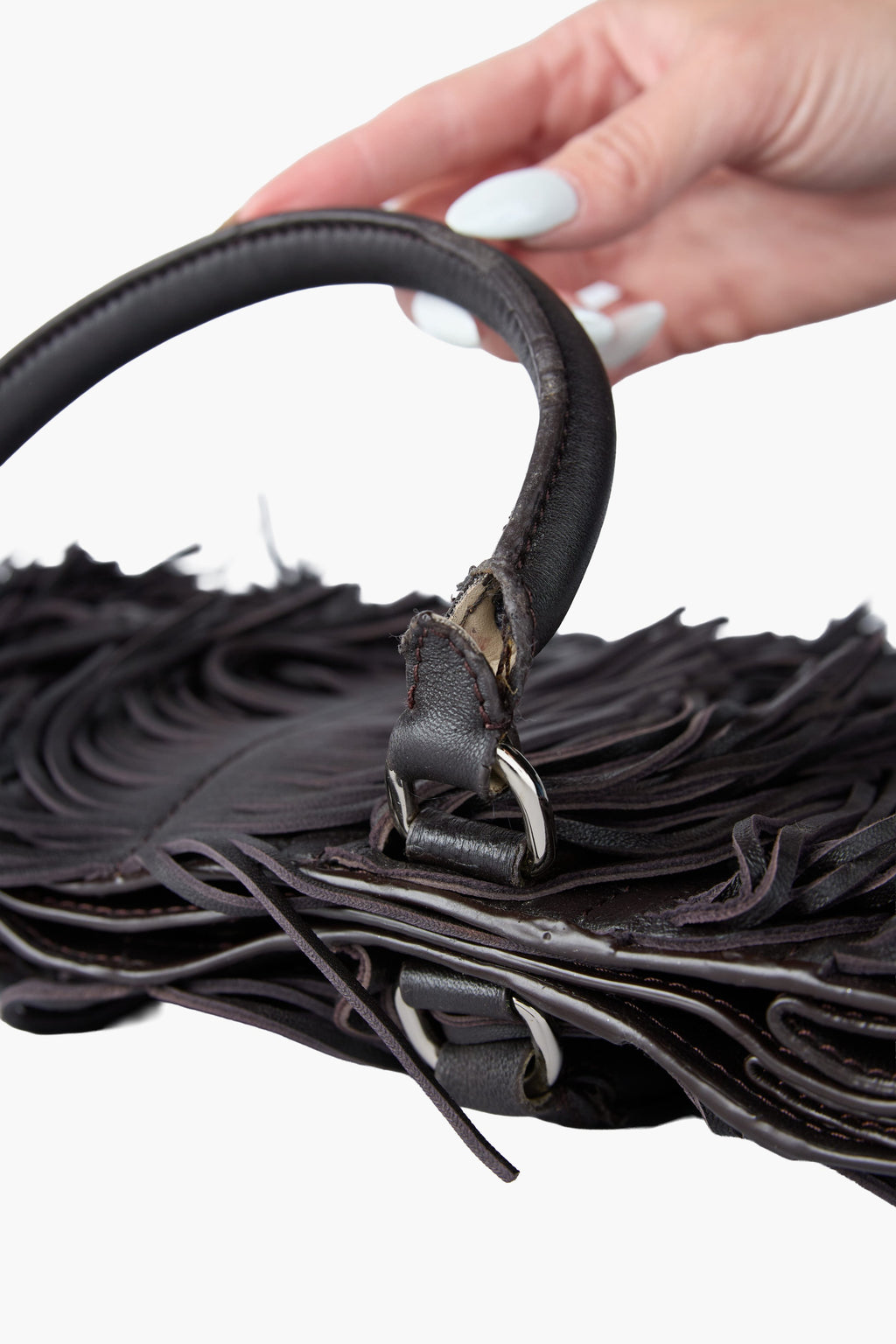 Prada Fringe Nappa Bag