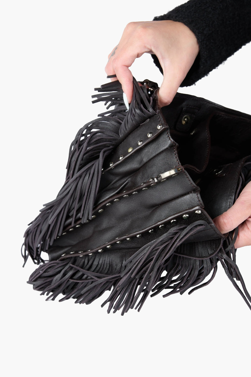 Prada Fringe Nappa Bag