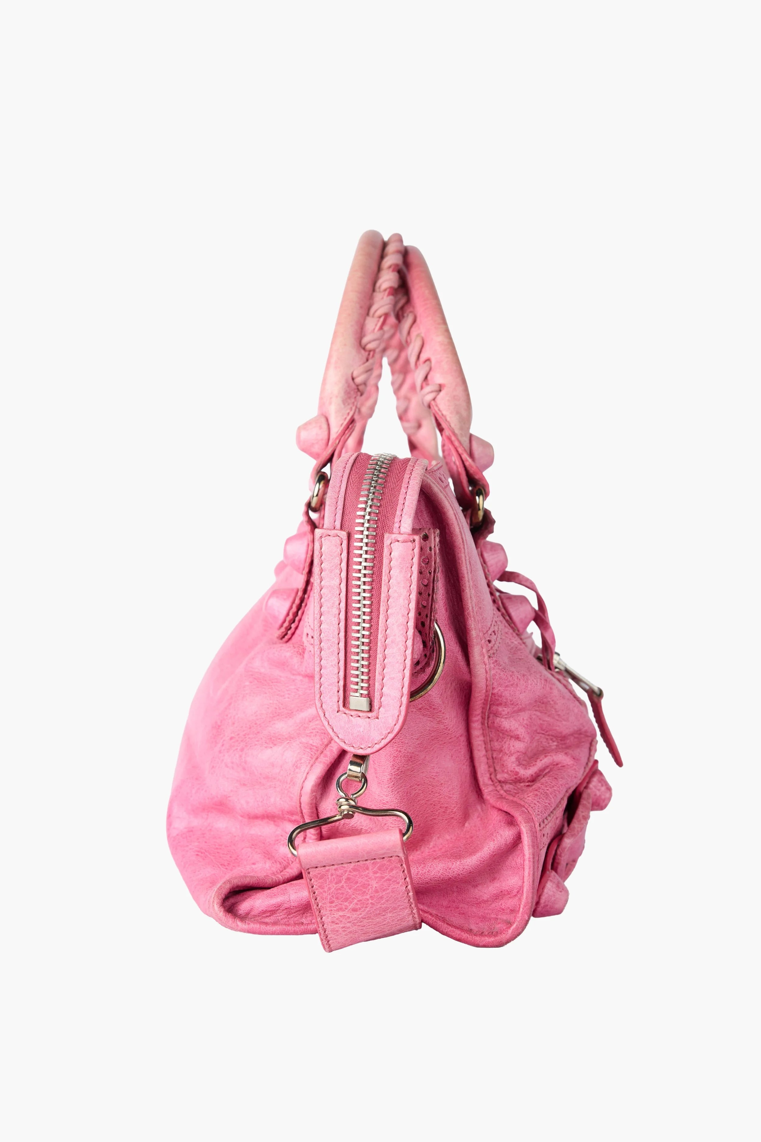 Balenciaga Pink City Bag