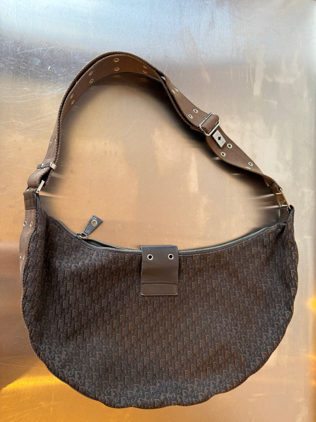 DIOR TROTTER CRESCENT HOBO