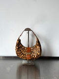DIOR LEOPARD-PONYHAIR STREET CHIC HOBO