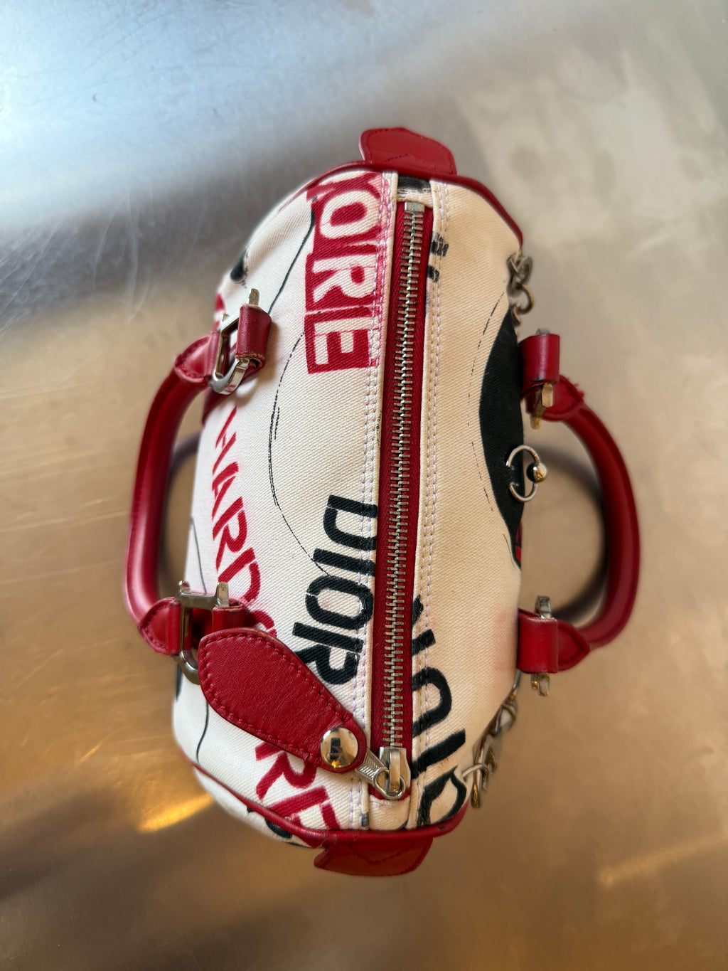 DIOR PIERCED BOSTON BAG