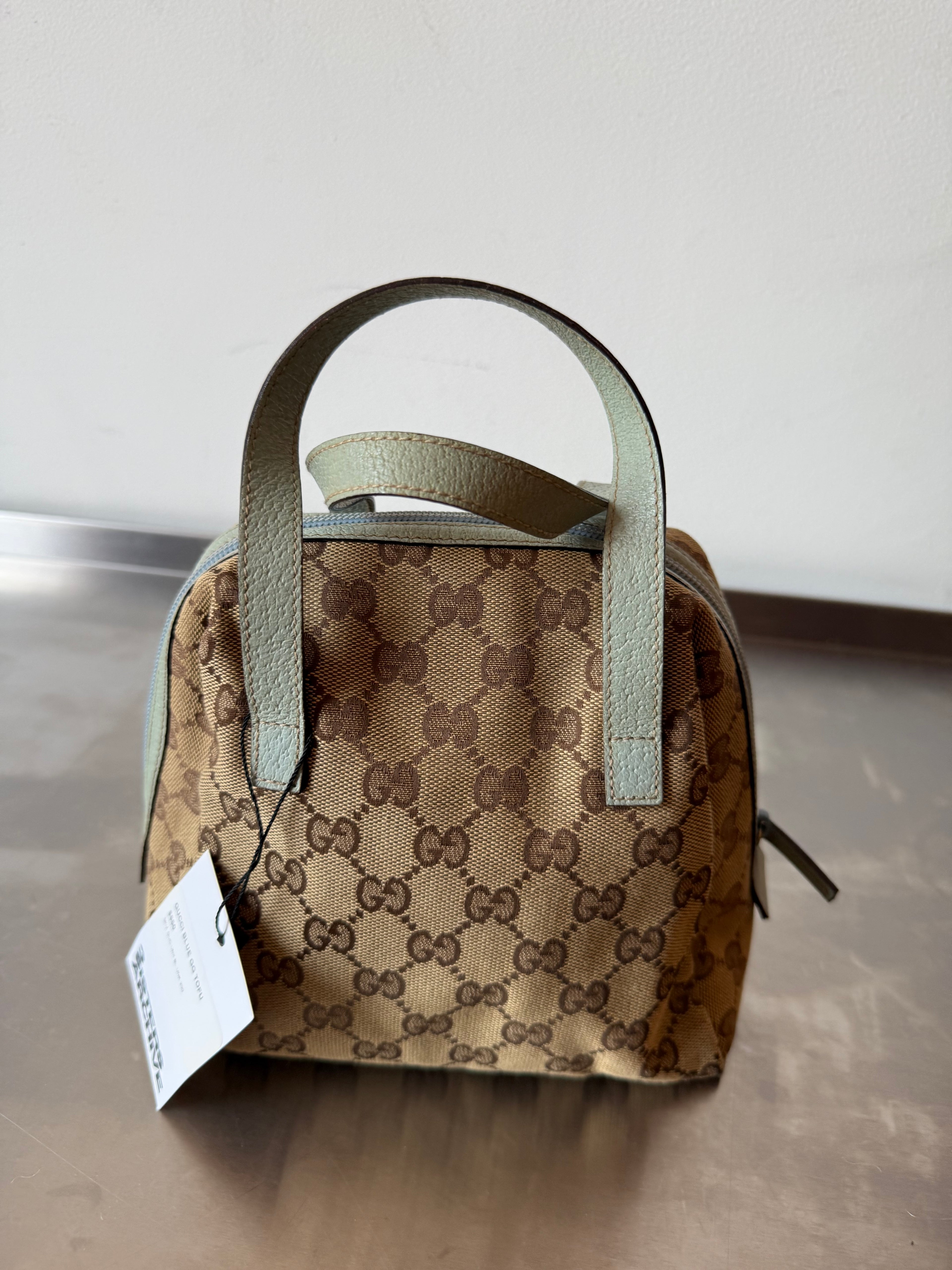 GUCCI BLUE TOFU BAG