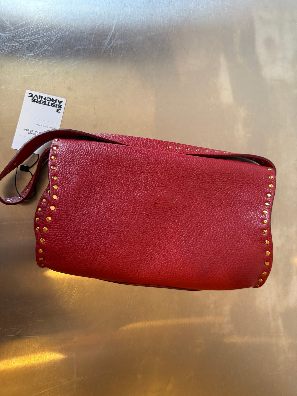 CELINE STUDDED POCHETTE