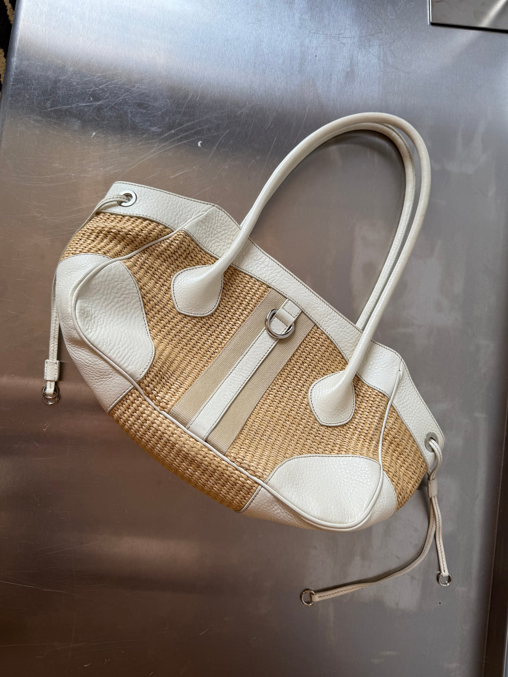 PRADA RAFIA TOTE