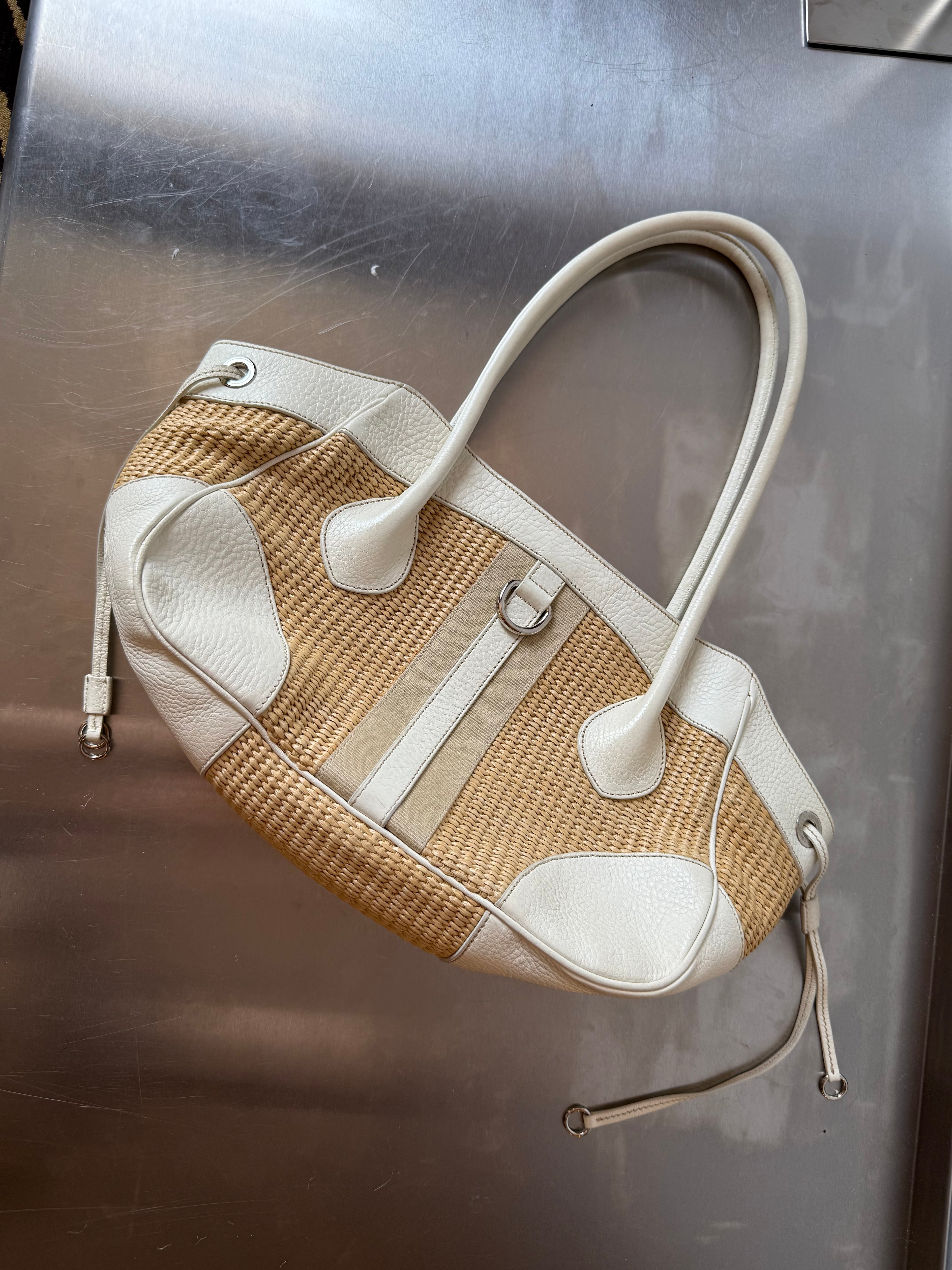 PRADA RAFIA TOTE