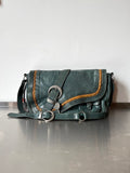 DIOR TEAL LARGE GAUCHO