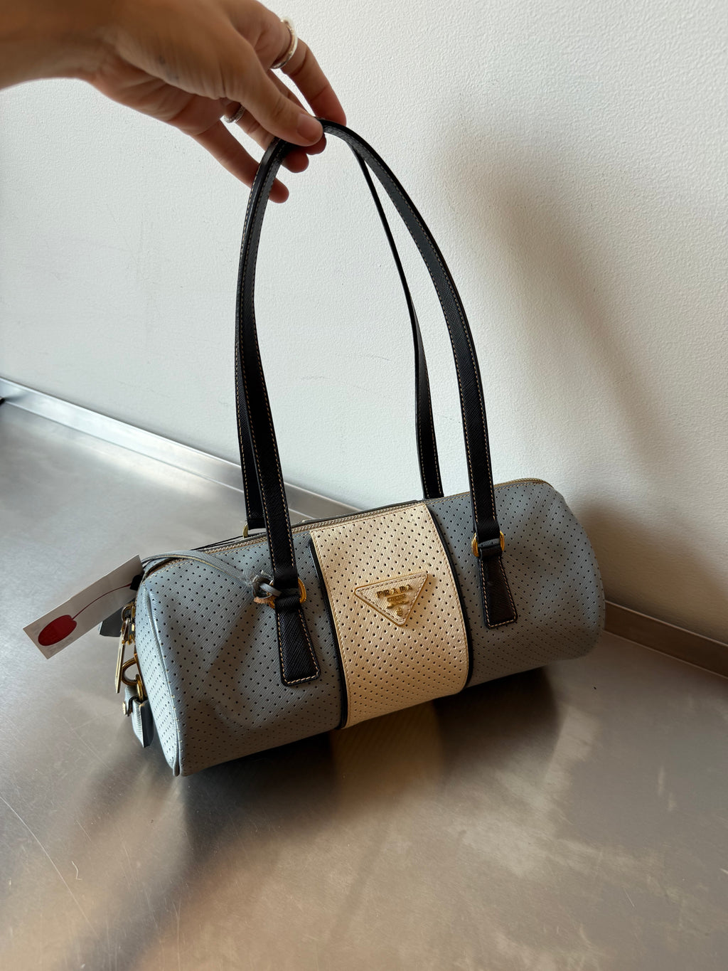 PRADA BLUE & WHITE BOWLER