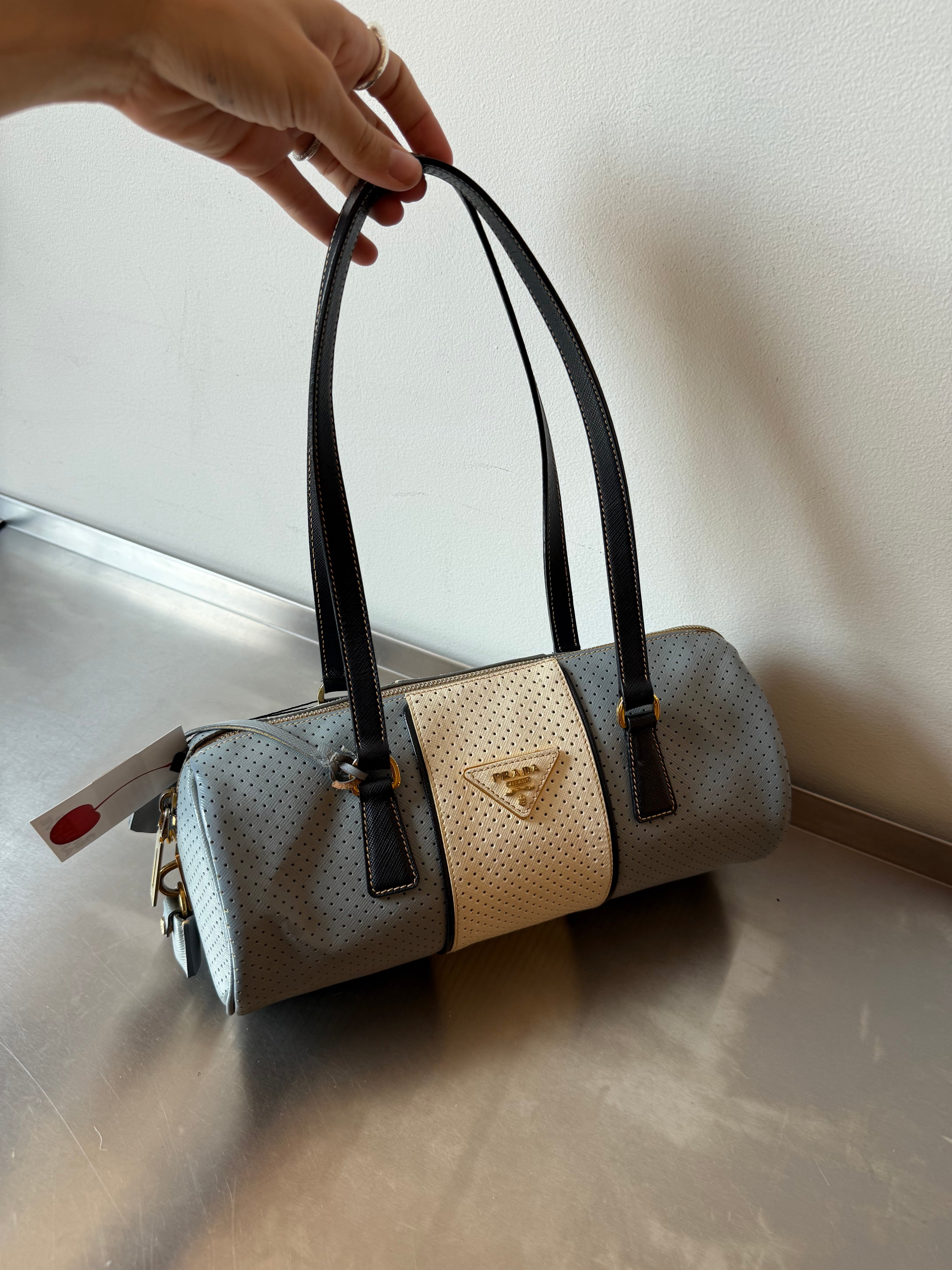 PRADA BLUE & WHITE BOWLER