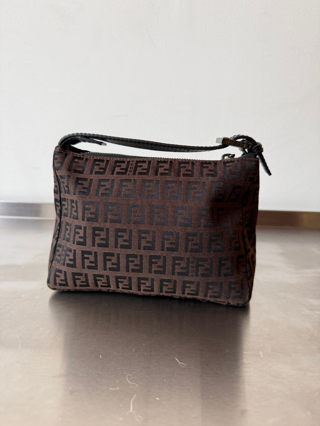 FENDI SMALL ZUCCA POCHETTE