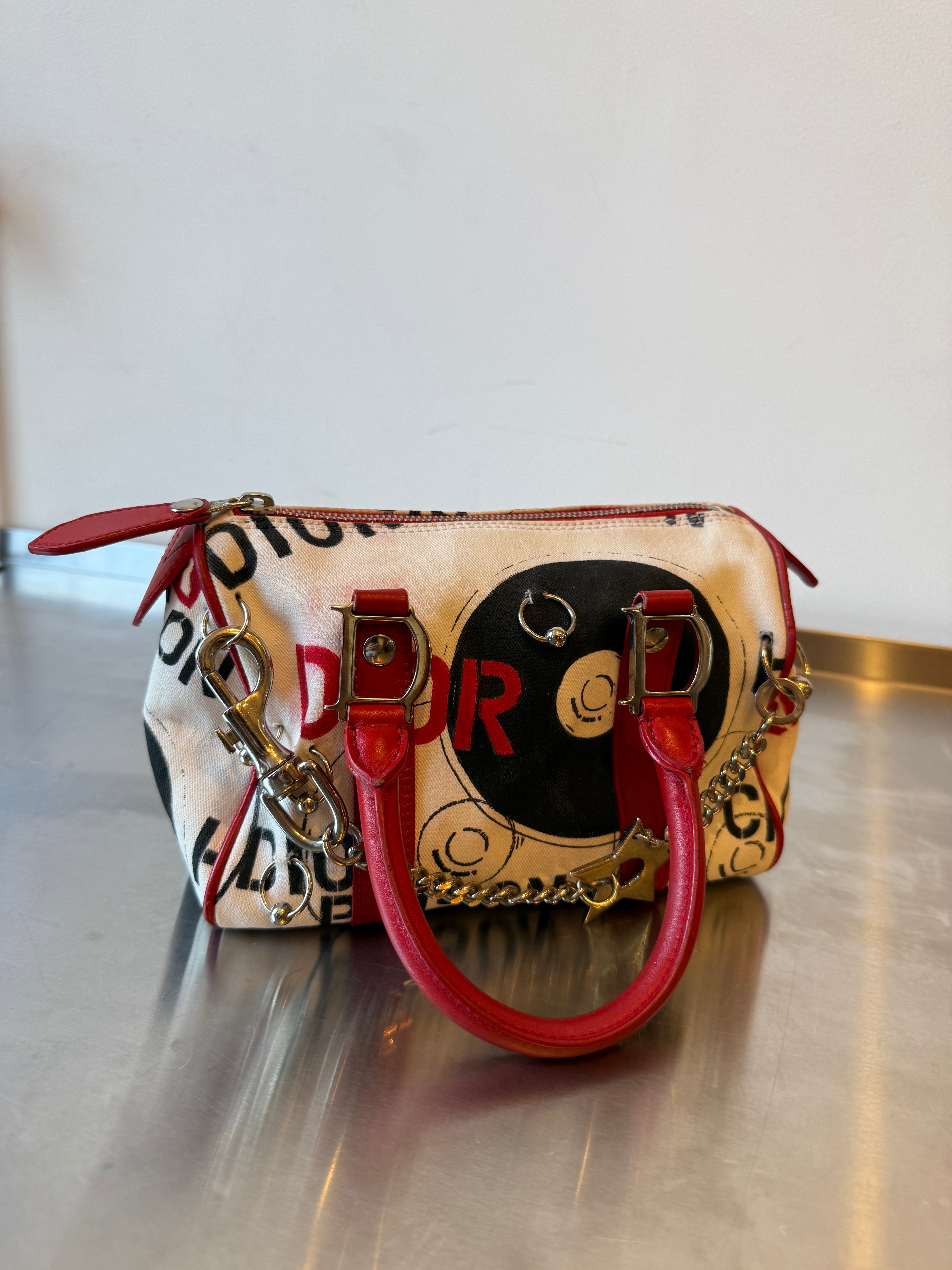 DIOR PIERCED BOSTON BAG