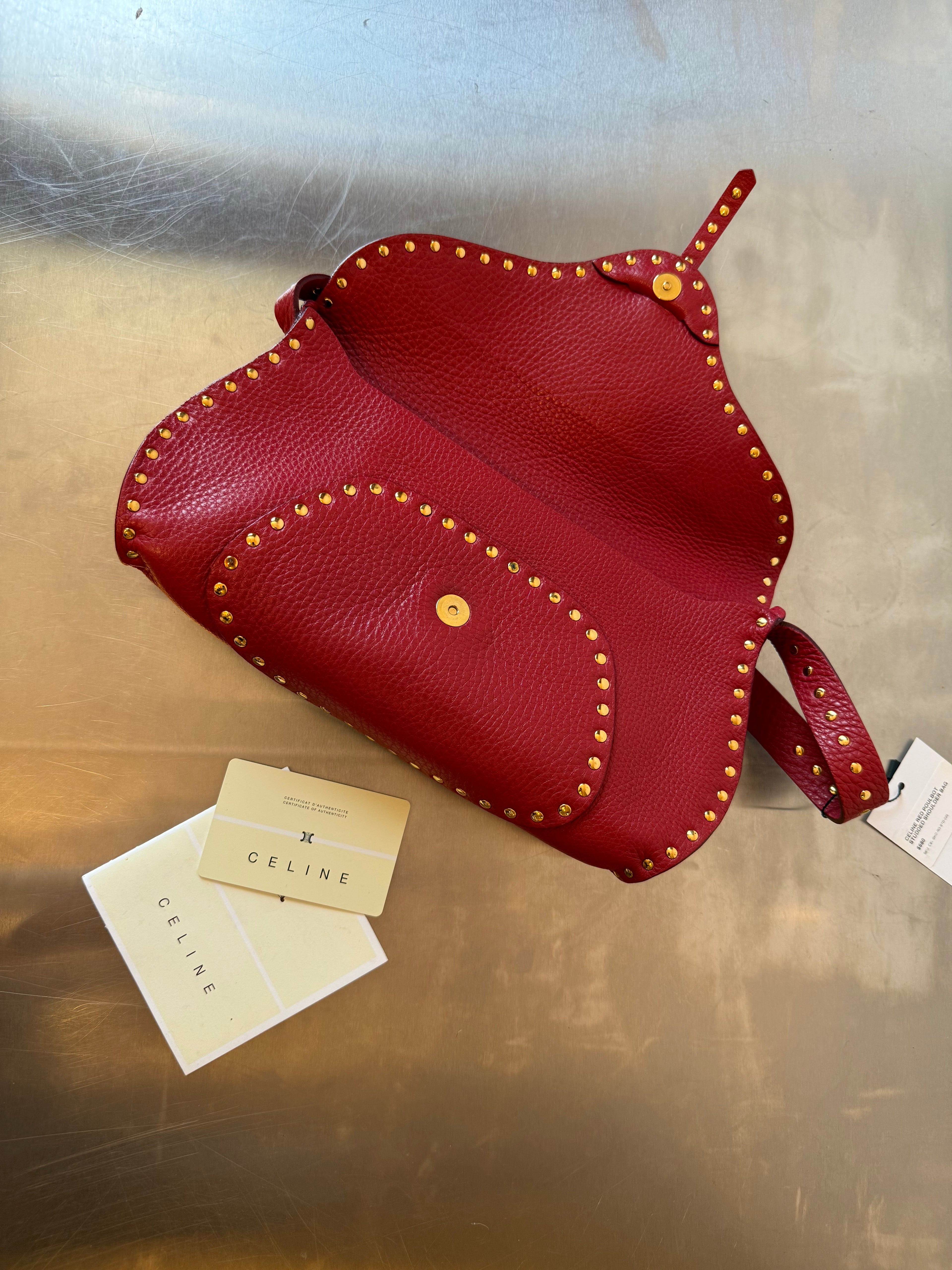 CELINE STUDDED POCHETTE