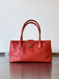 CHANEL ORANGE EXECUTIVE CERF TOTE