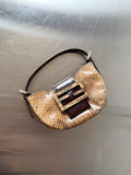FENDI MINI PYTHON CROISSANT