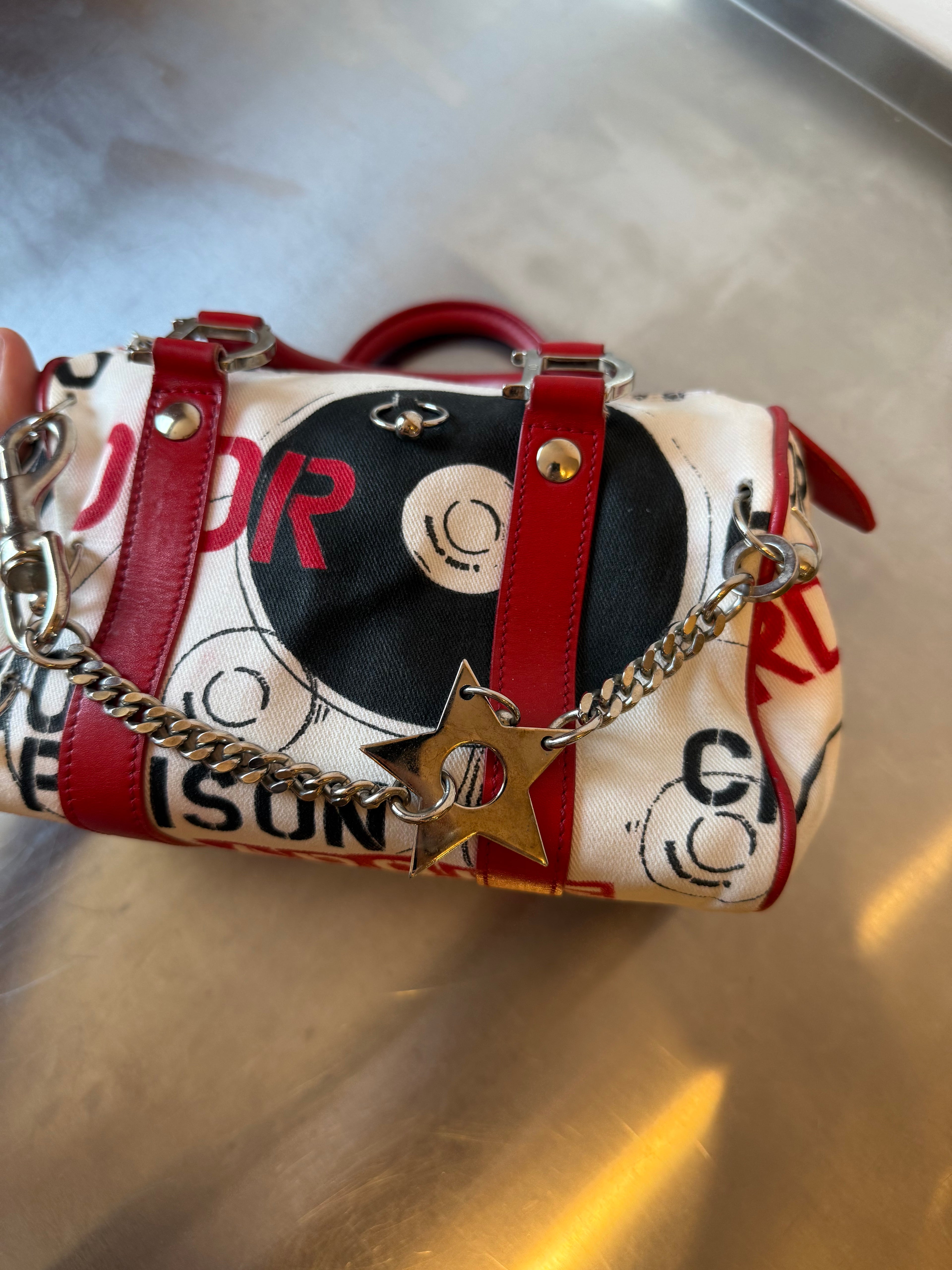 DIOR PIERCED BOSTON BAG