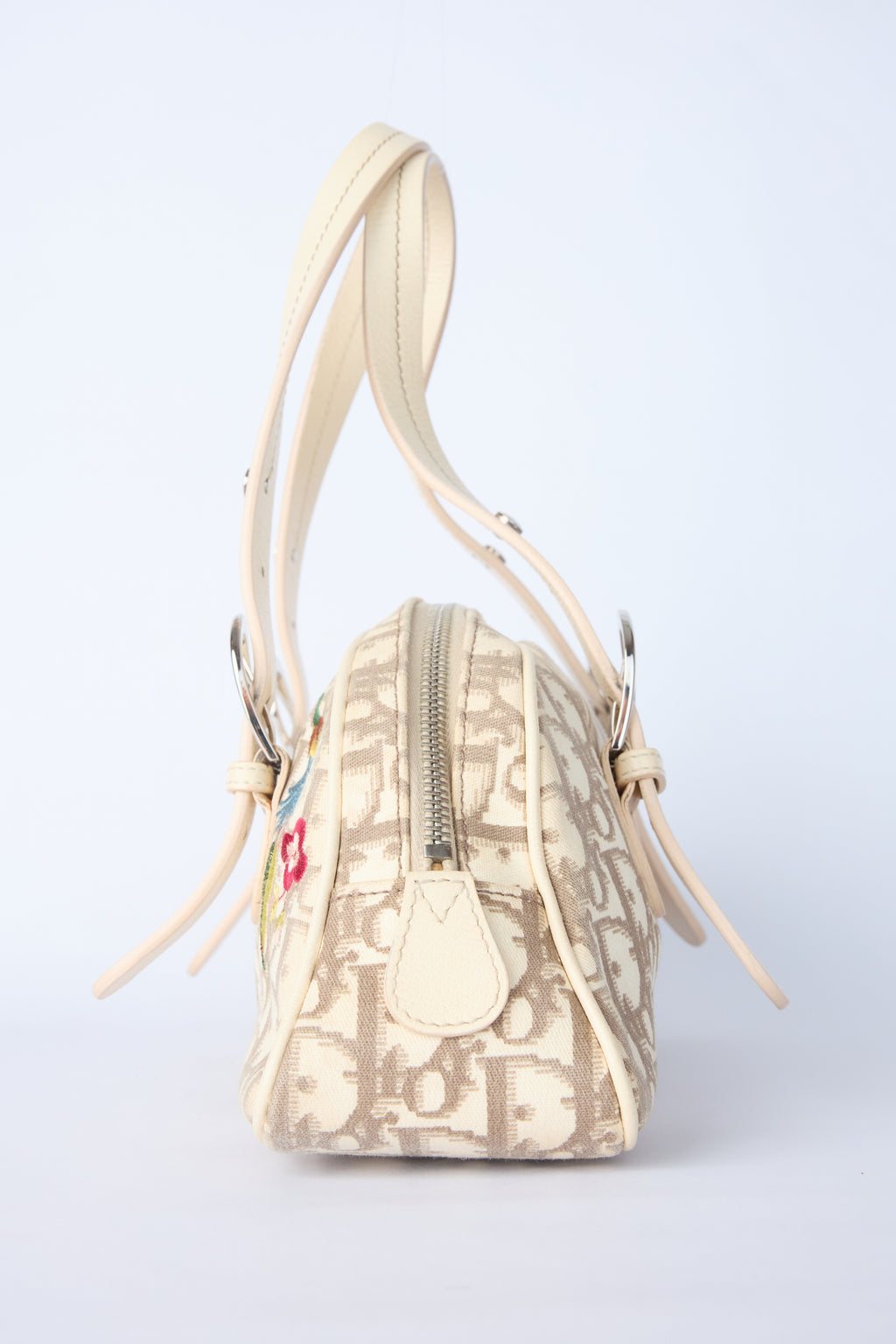 DIOR DIORISSIMO FLORAL EMBROIDERED BAG