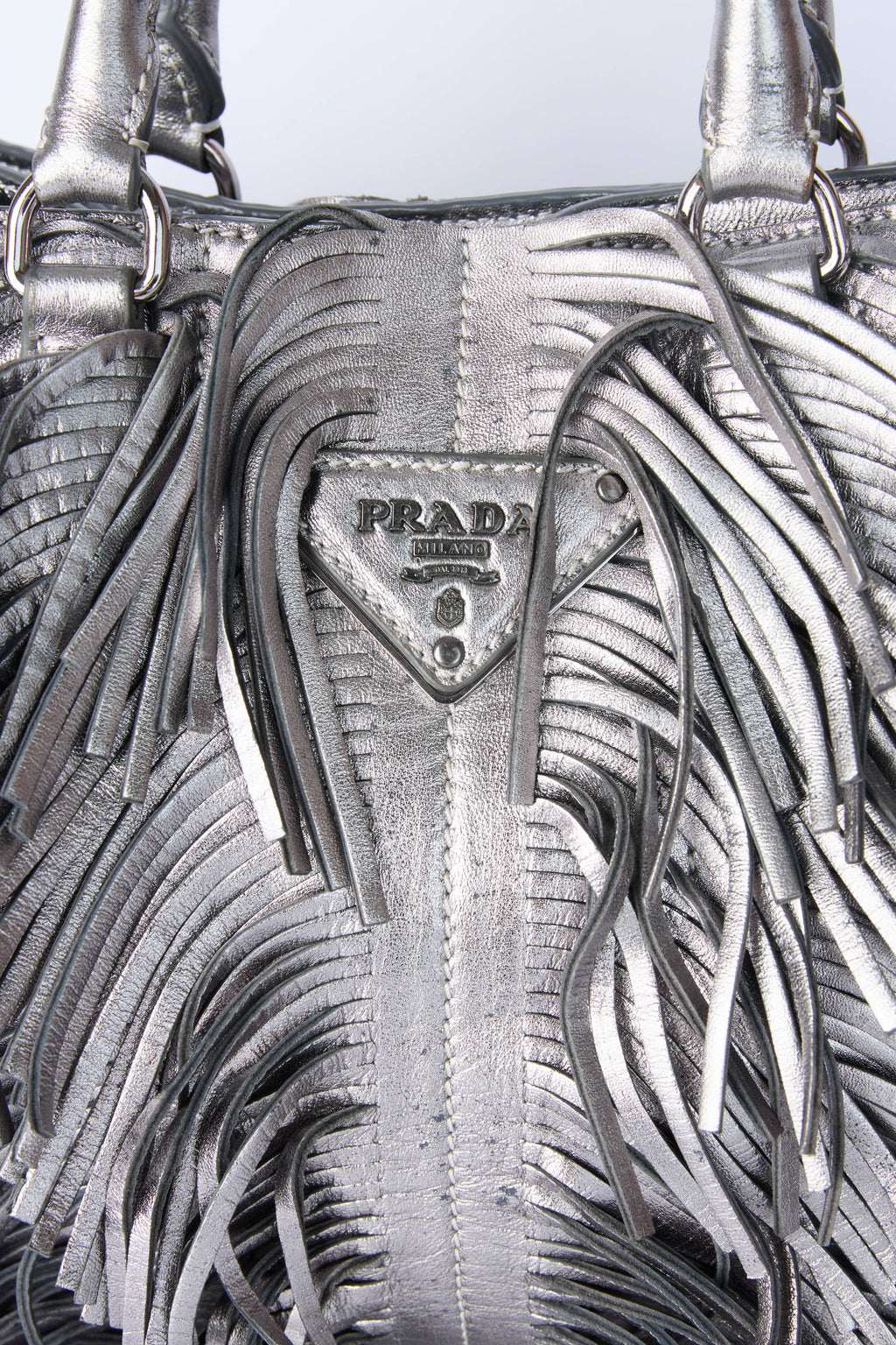 PRADA METALLIC FRINGE BAG