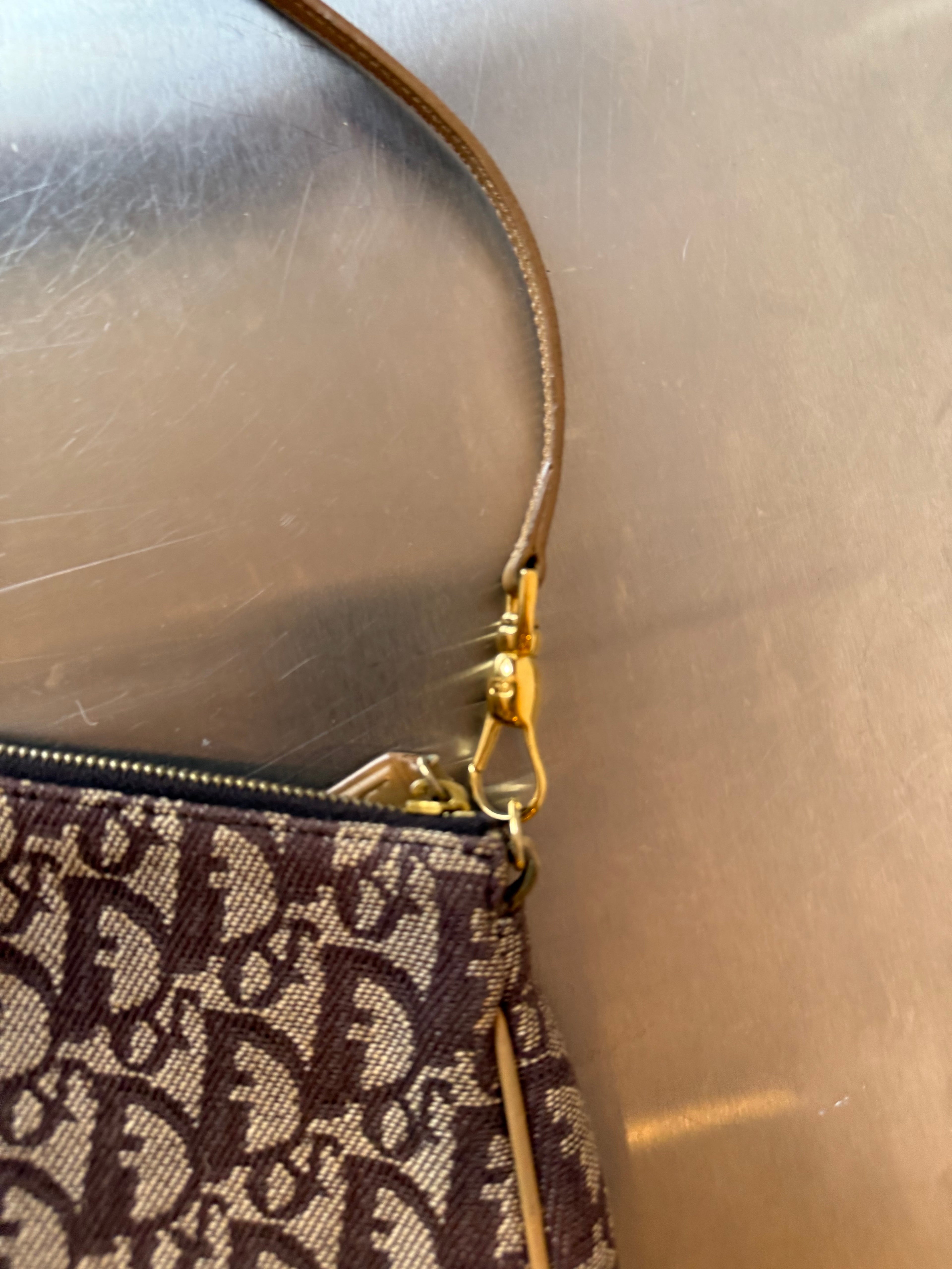 DIOR BROWN TROTTER SADDLE POCHETTE