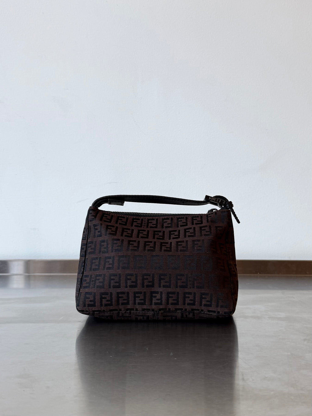 FENDI SMALL ZUCCA POCHETTE