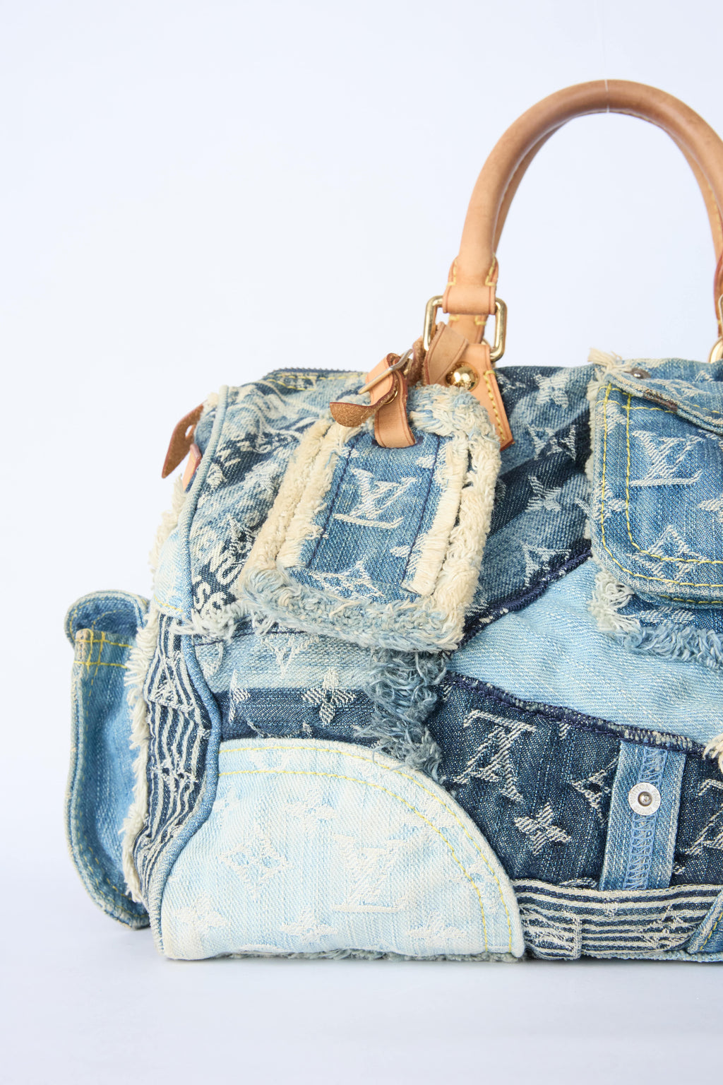 LOUIS VUITTON DENIM PATCHWORK SPEEDY