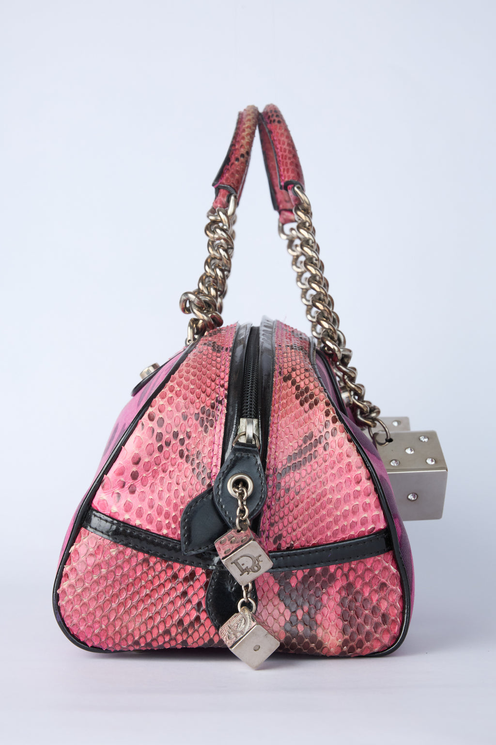 DIOR PURPLE LEOPARD DICE GAMBLER