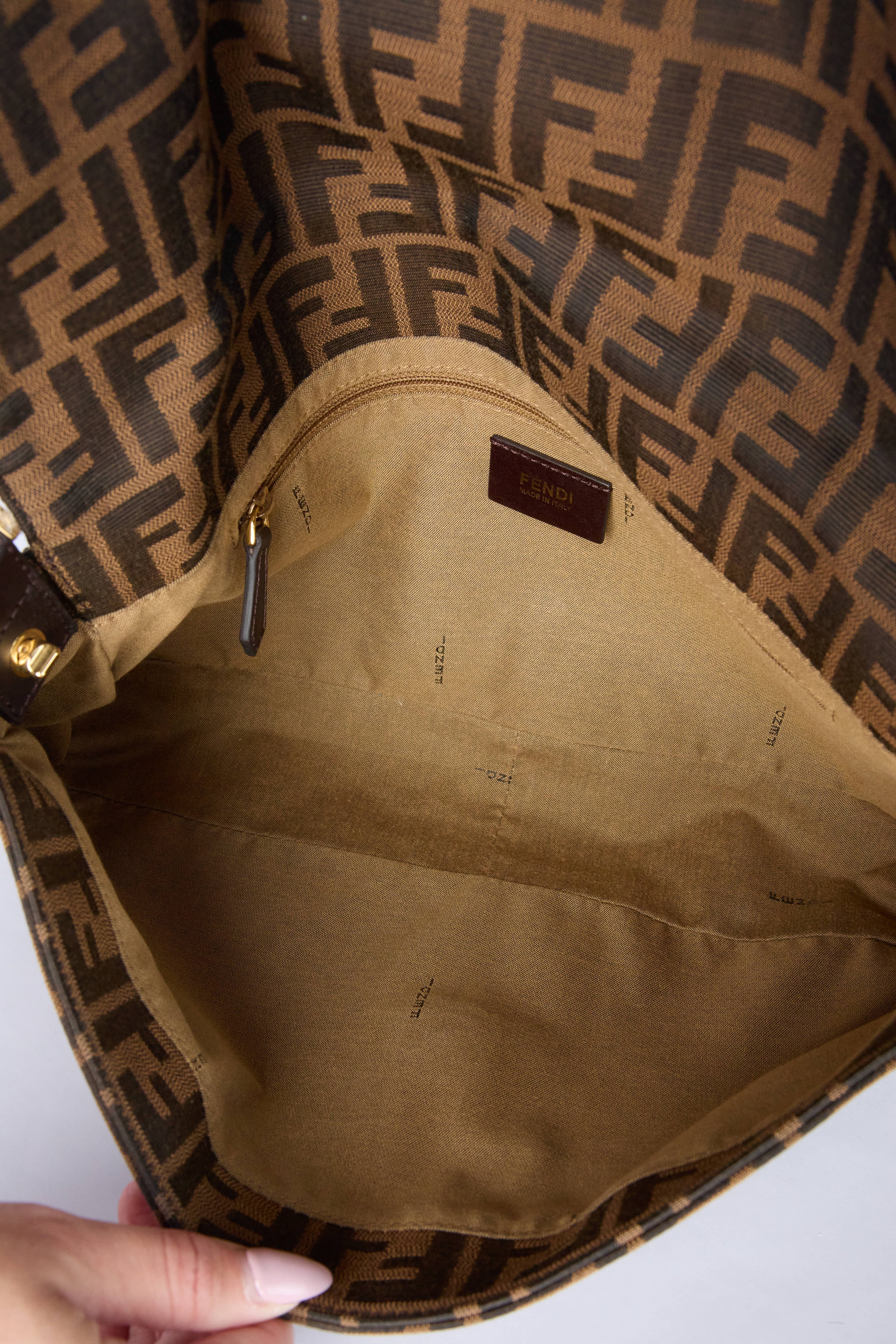 FENDI ZUCCA MAXI BAGUETTE