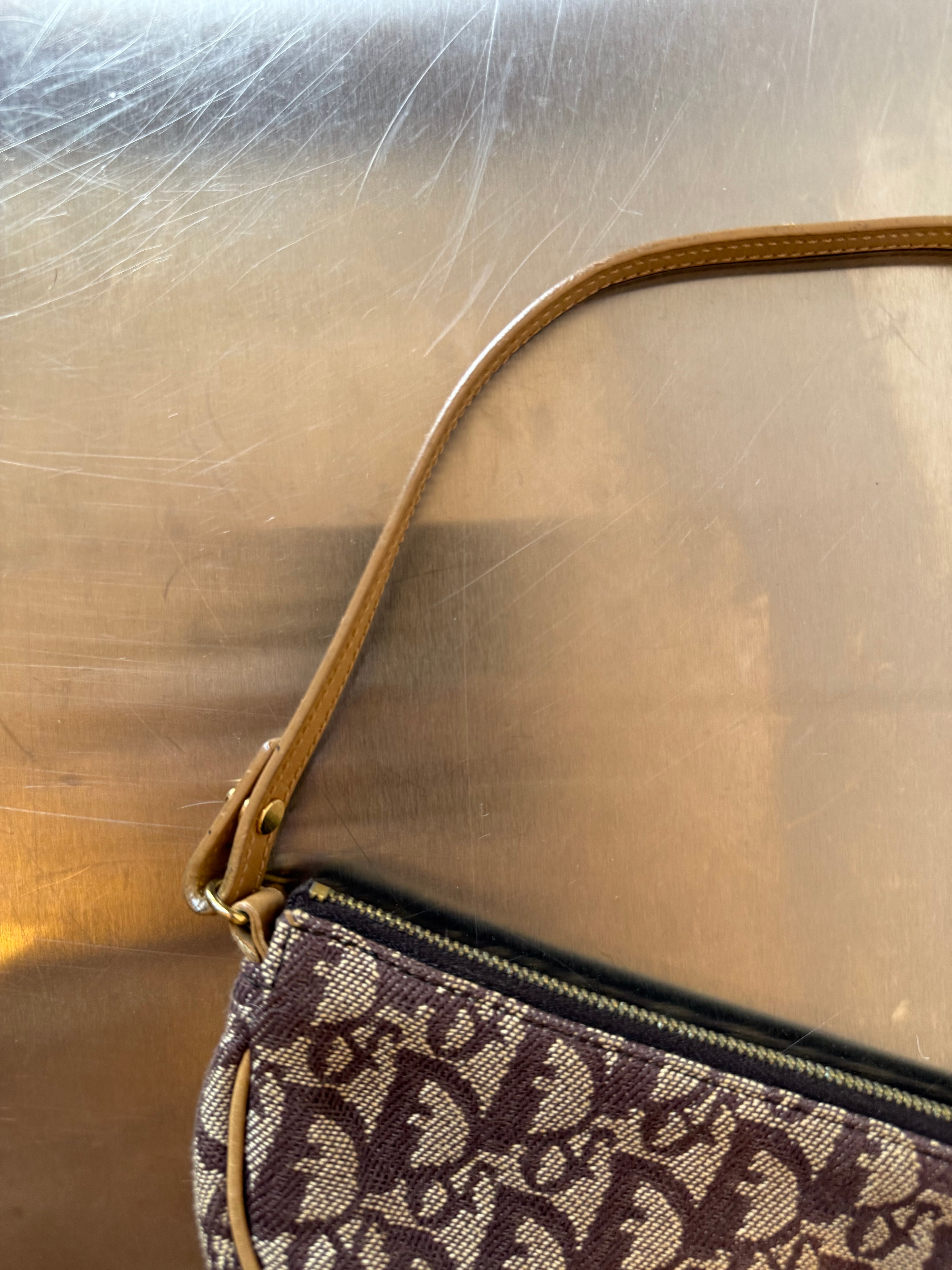 DIOR BROWN TROTTER SADDLE POCHETTE
