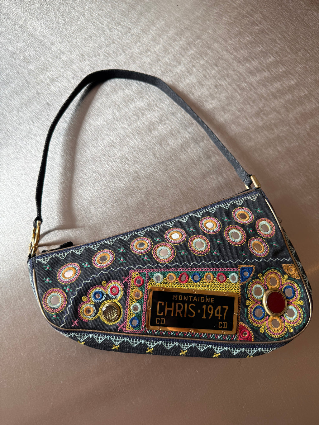 DIOR 1947 CADILLAC EMBELLISHED BAG