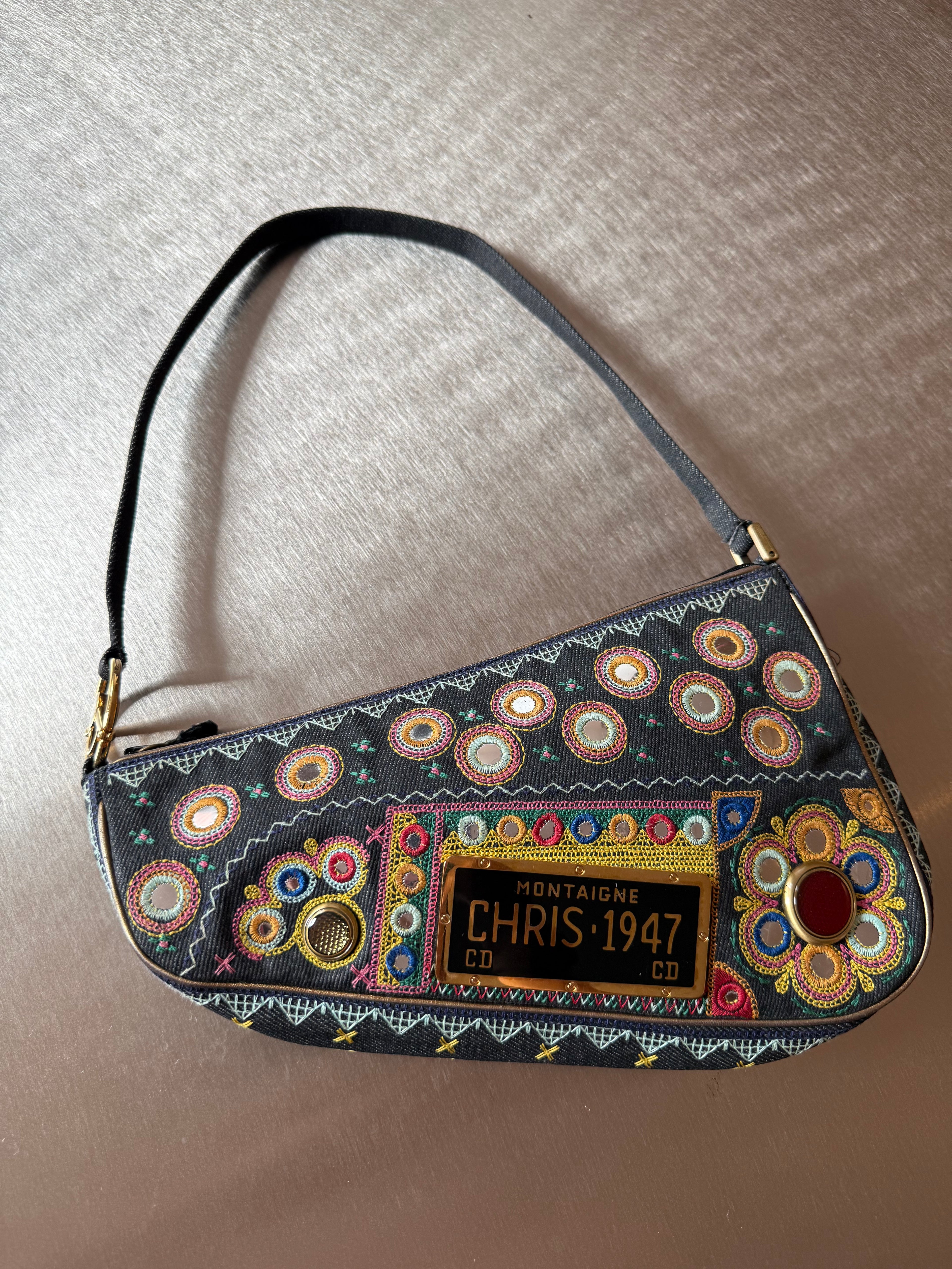 DIOR 1947 CADILLAC EMBELLISHED BAG