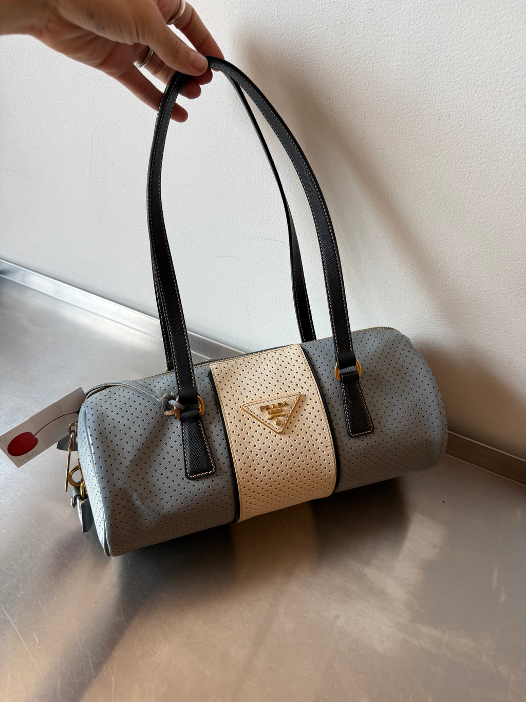 PRADA BLUE & WHITE BOWLER