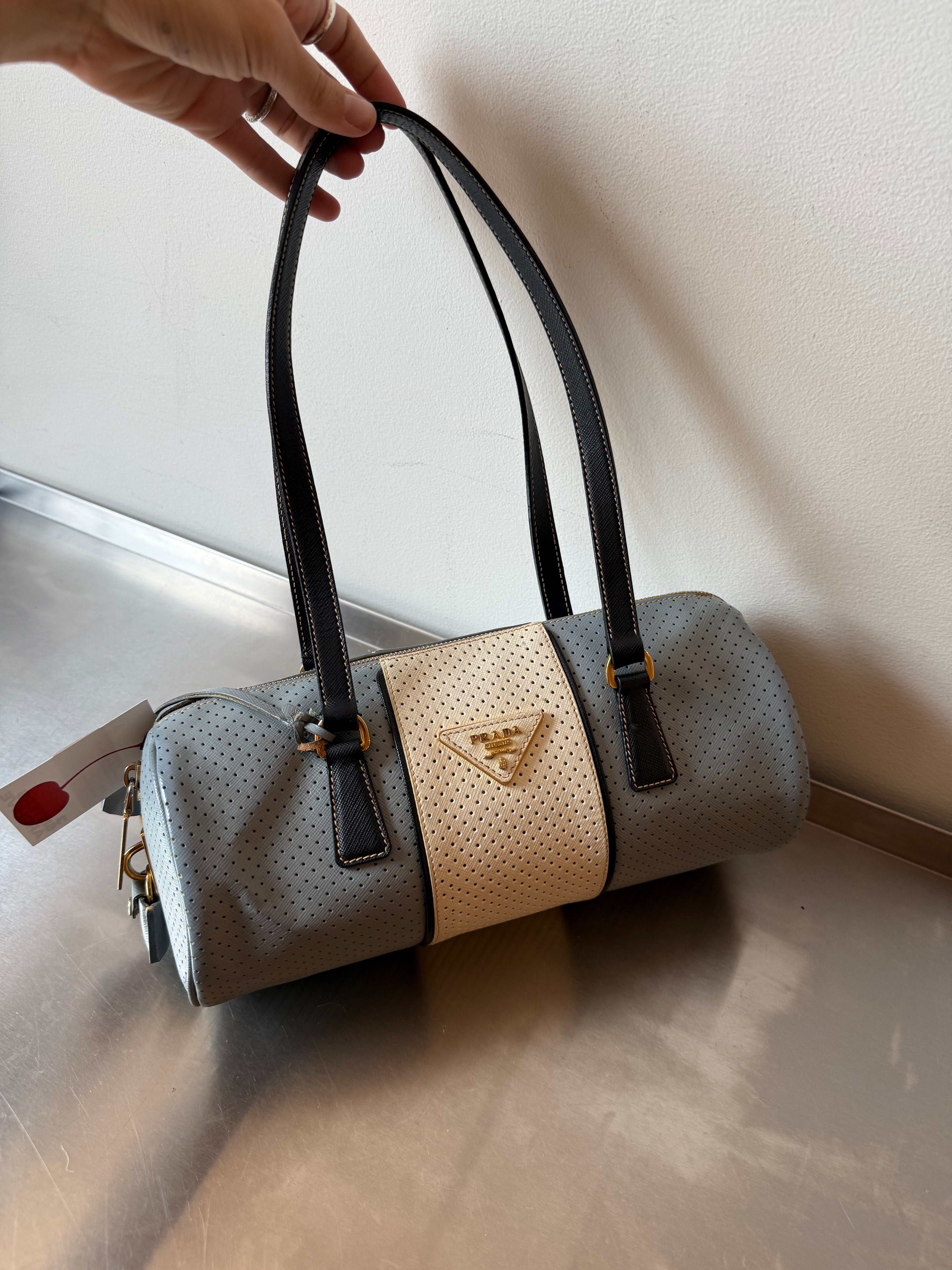 PRADA BLUE & WHITE BOWLER