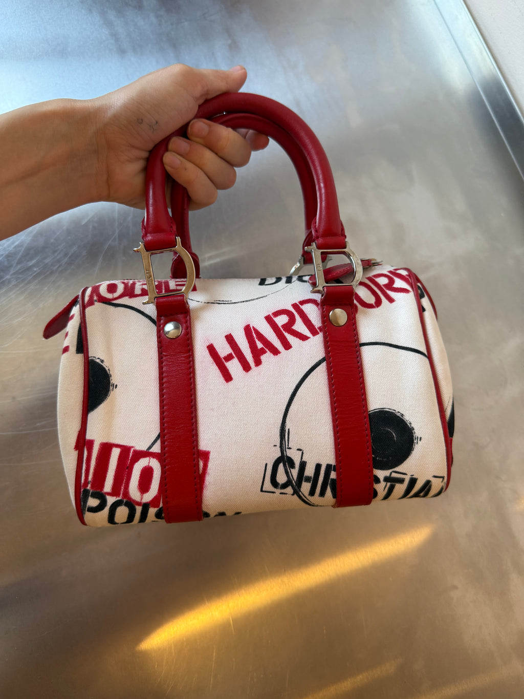 DIOR PIERCED BOSTON BAG