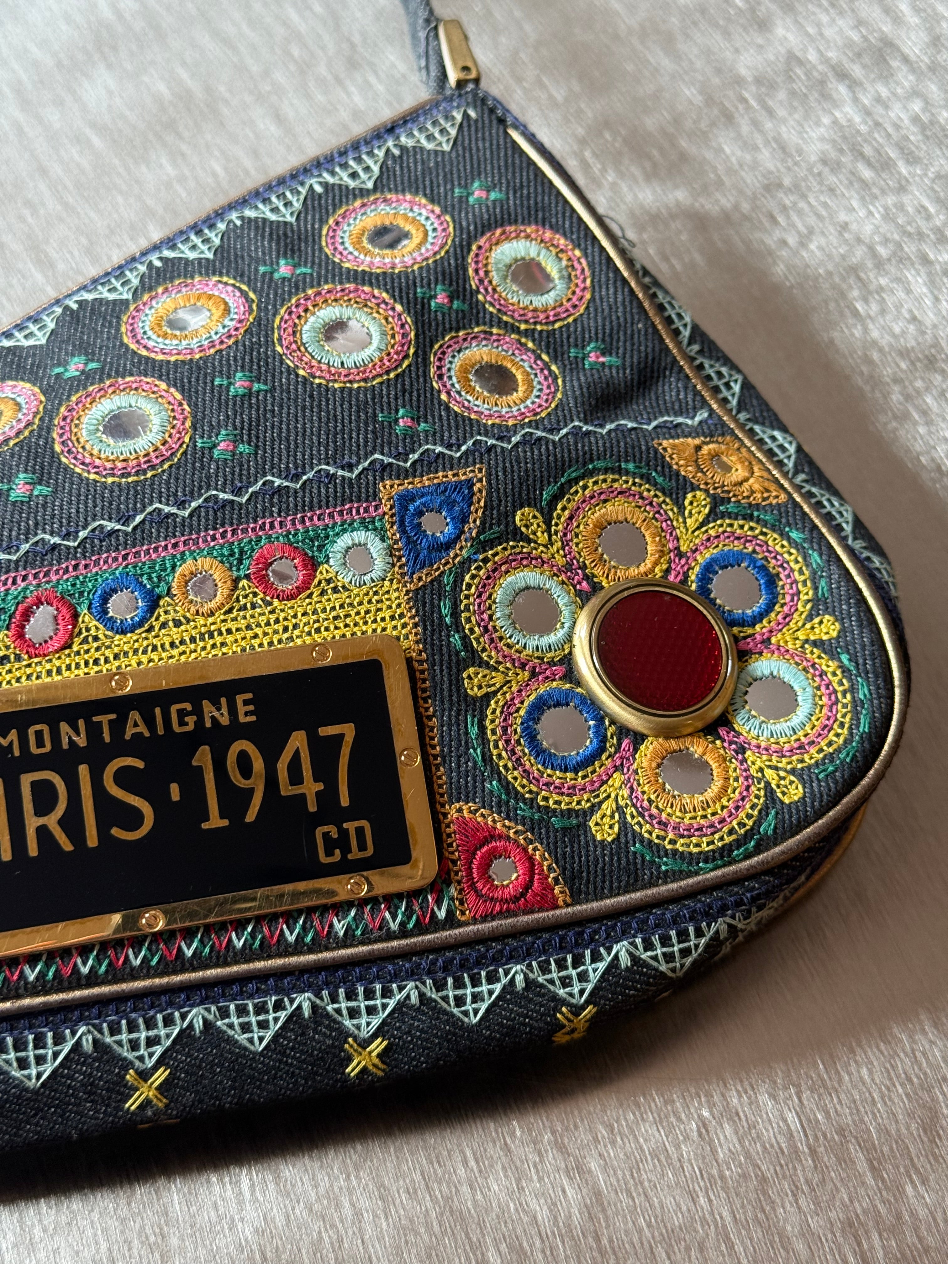 DIOR 1947 CADILLAC EMBELLISHED BAG