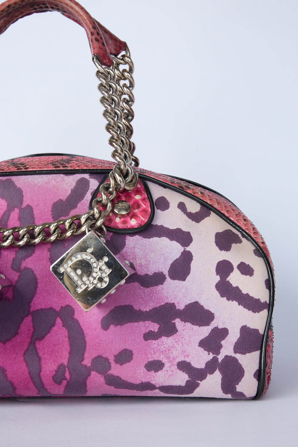DIOR PURPLE LEOPARD DICE GAMBLER