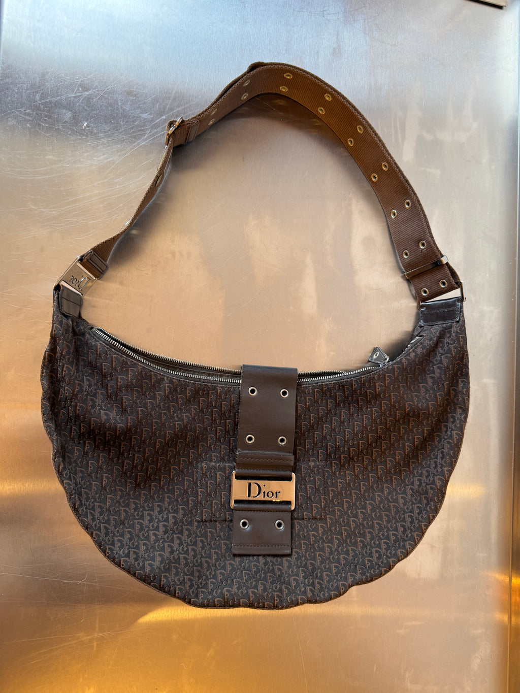 DIOR TROTTER CRESCENT HOBO