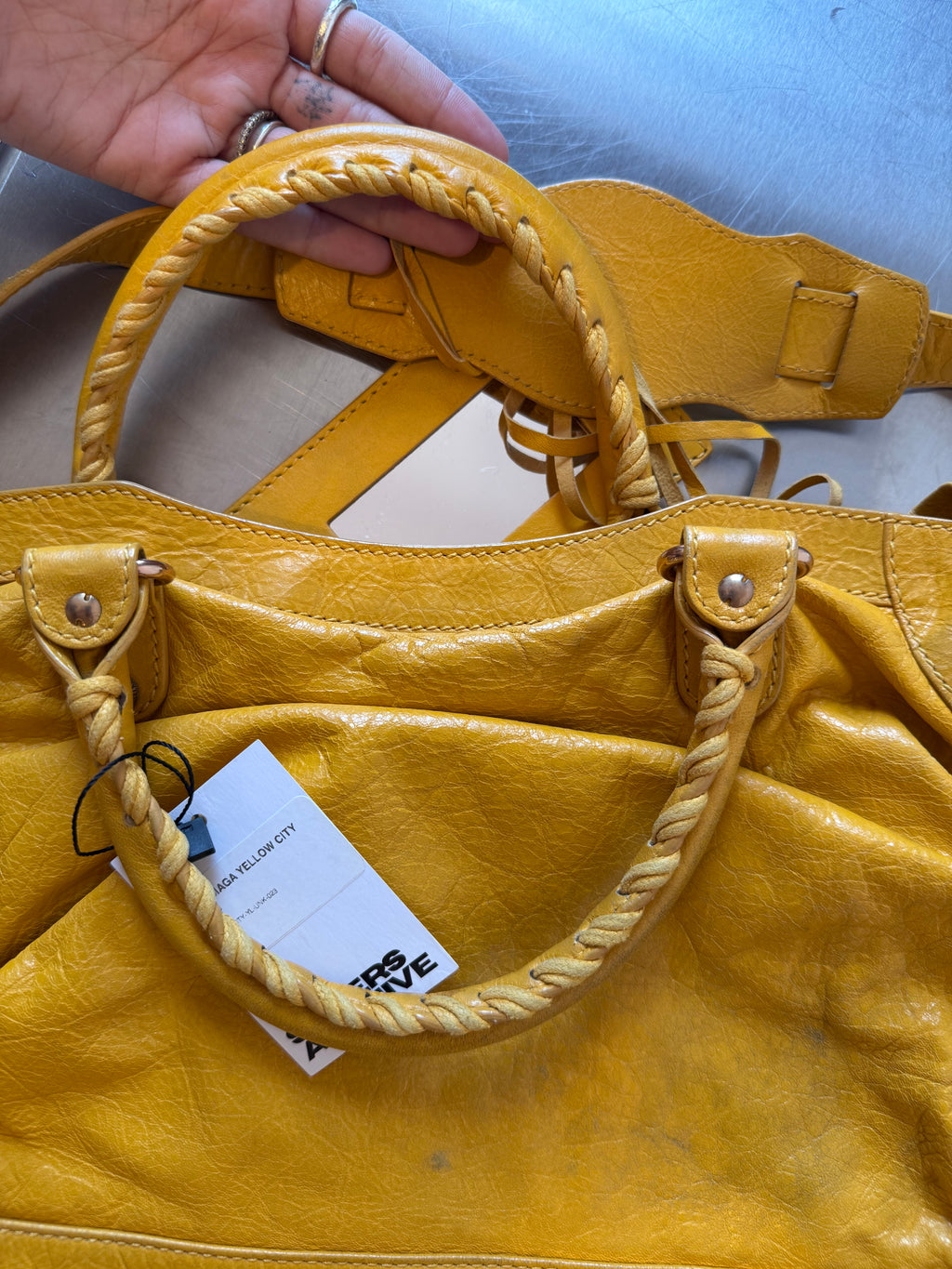 BALENCIAGA YELLOW CITY