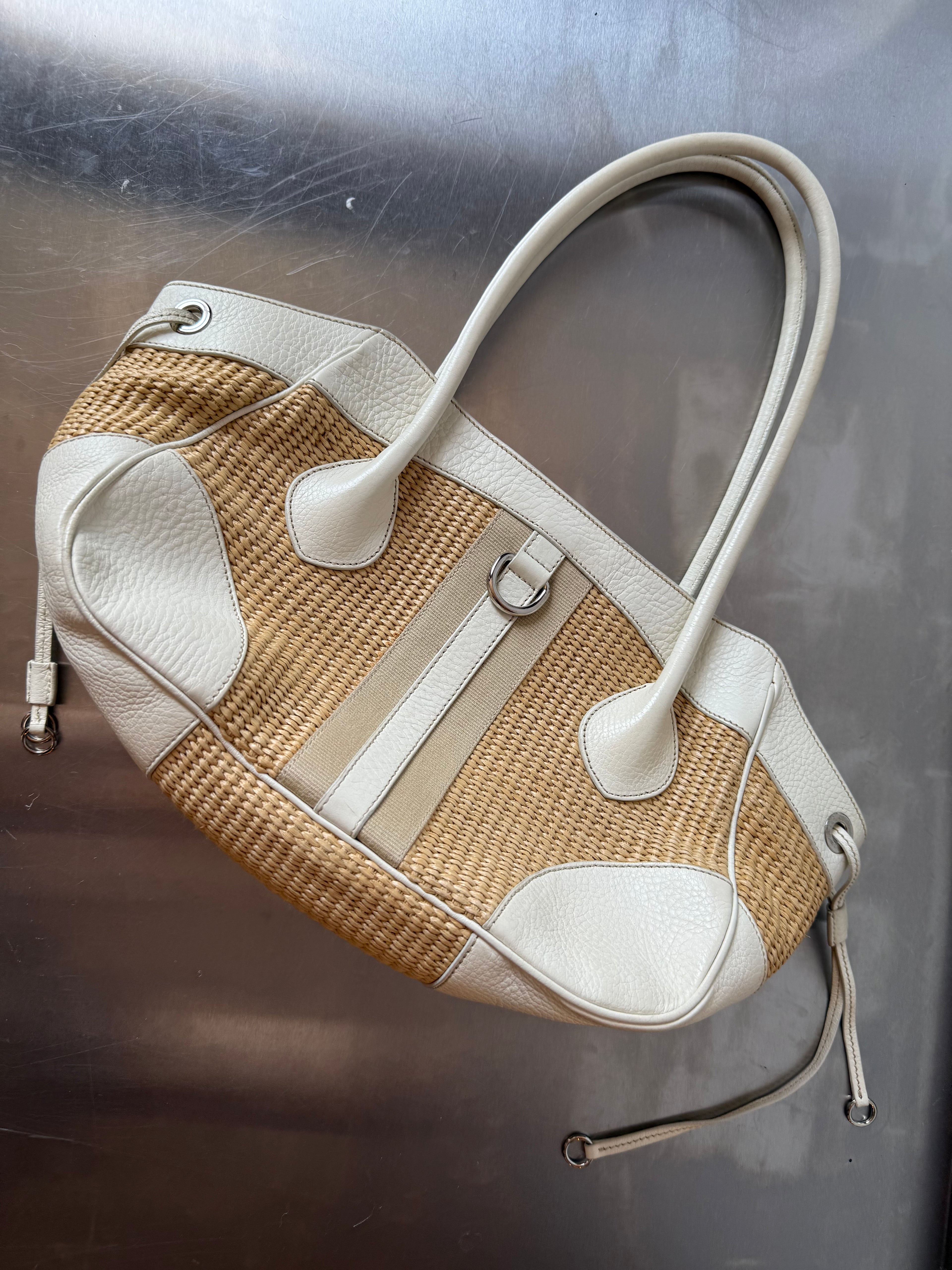 PRADA RAFIA TOTE