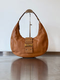 DIOR BEIGE CRESCENT HOBO BAG