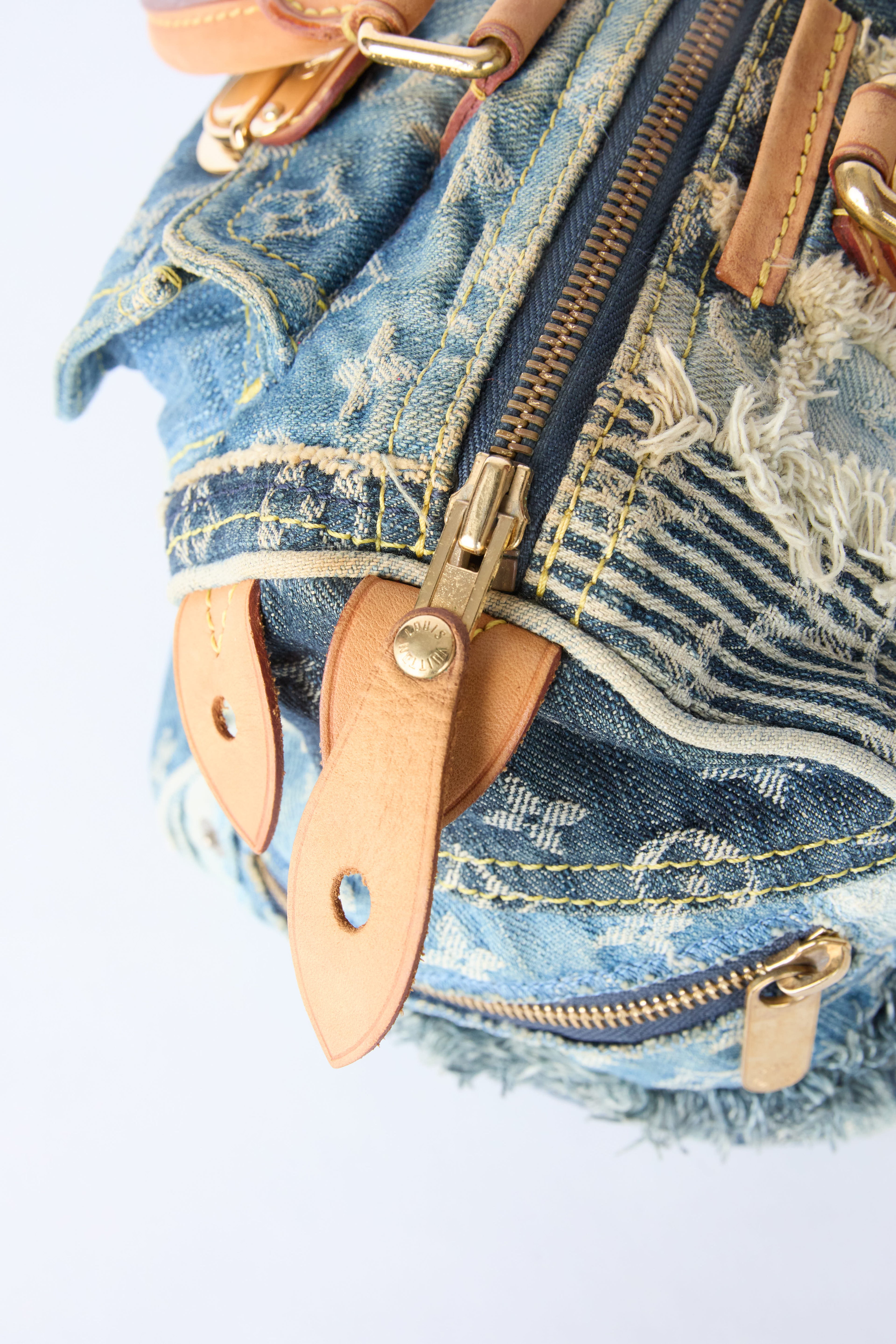 LOUIS VUITTON DENIM PATCHWORK SPEEDY